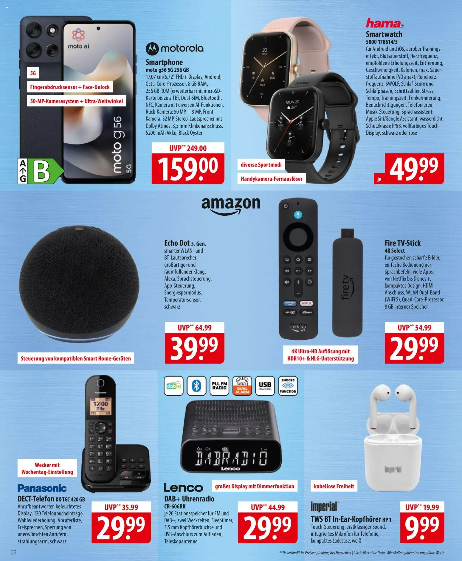 Famila Prospekt 	 – gültig ab 26.01.2026 | Seite: 22 | Produkte: Kamera, HP, Panasonic, Smartphone