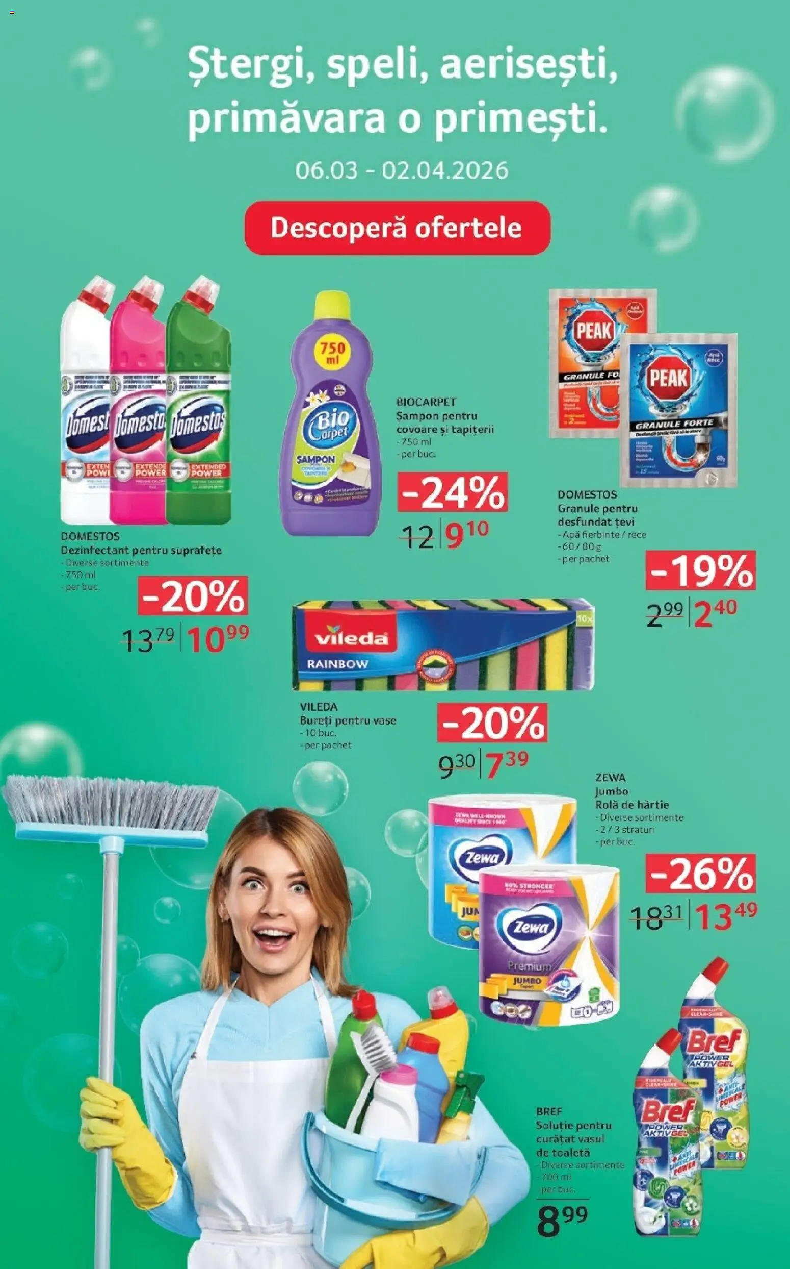 Noul catalog Selgros – valabil de la 20.03.2026 | Pagină: 20 | Produse: Toaletă, Șampon, Apă