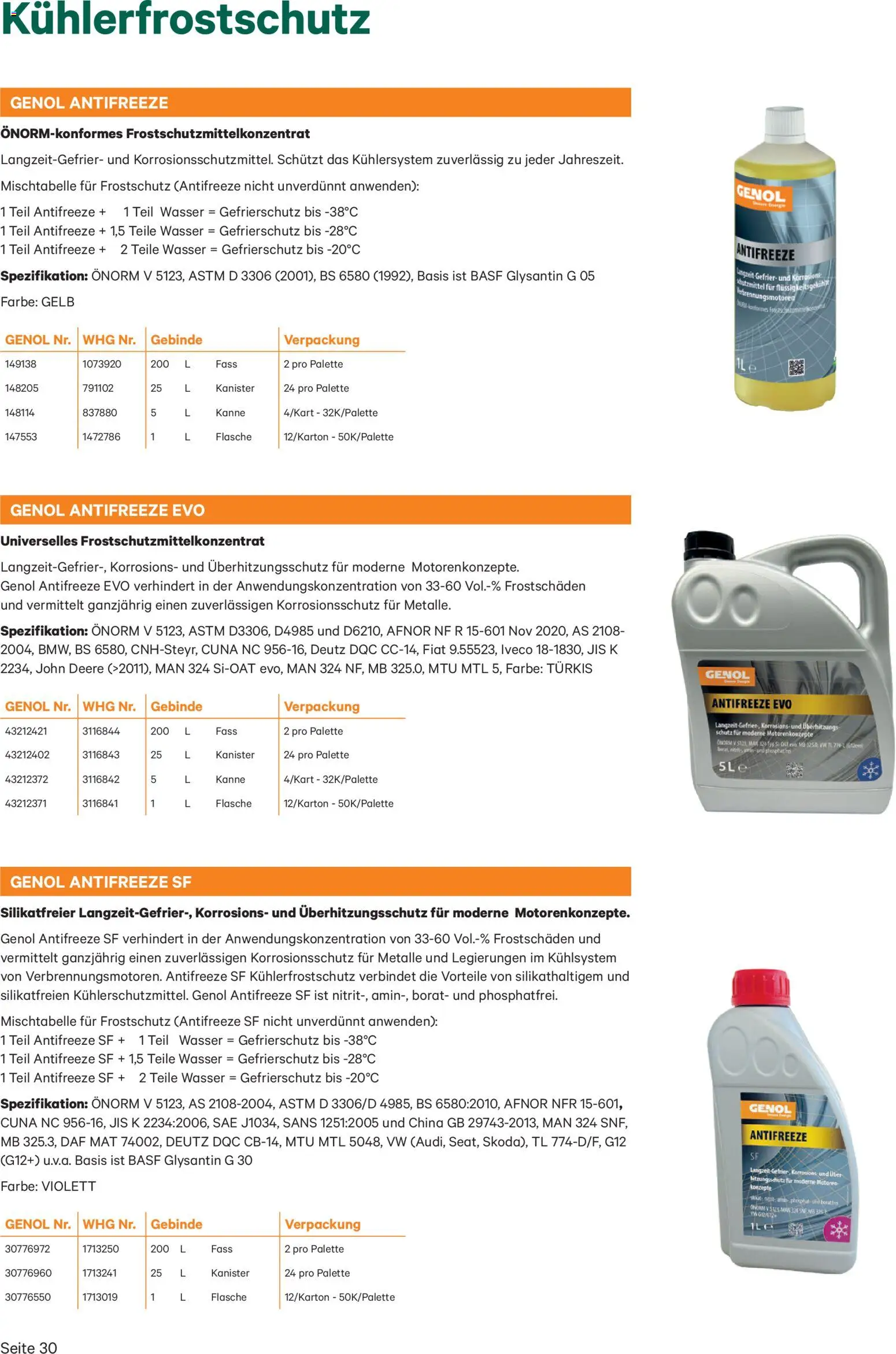 Lagerhaus Genol - Produkt- übersicht gültig ab 03.12.2025 | Seite: 30 | Produkte: Wasser