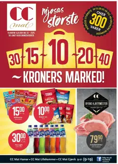 Forhåndsvisning av CC Mat kundeavis gyldig fra 11.08.2025