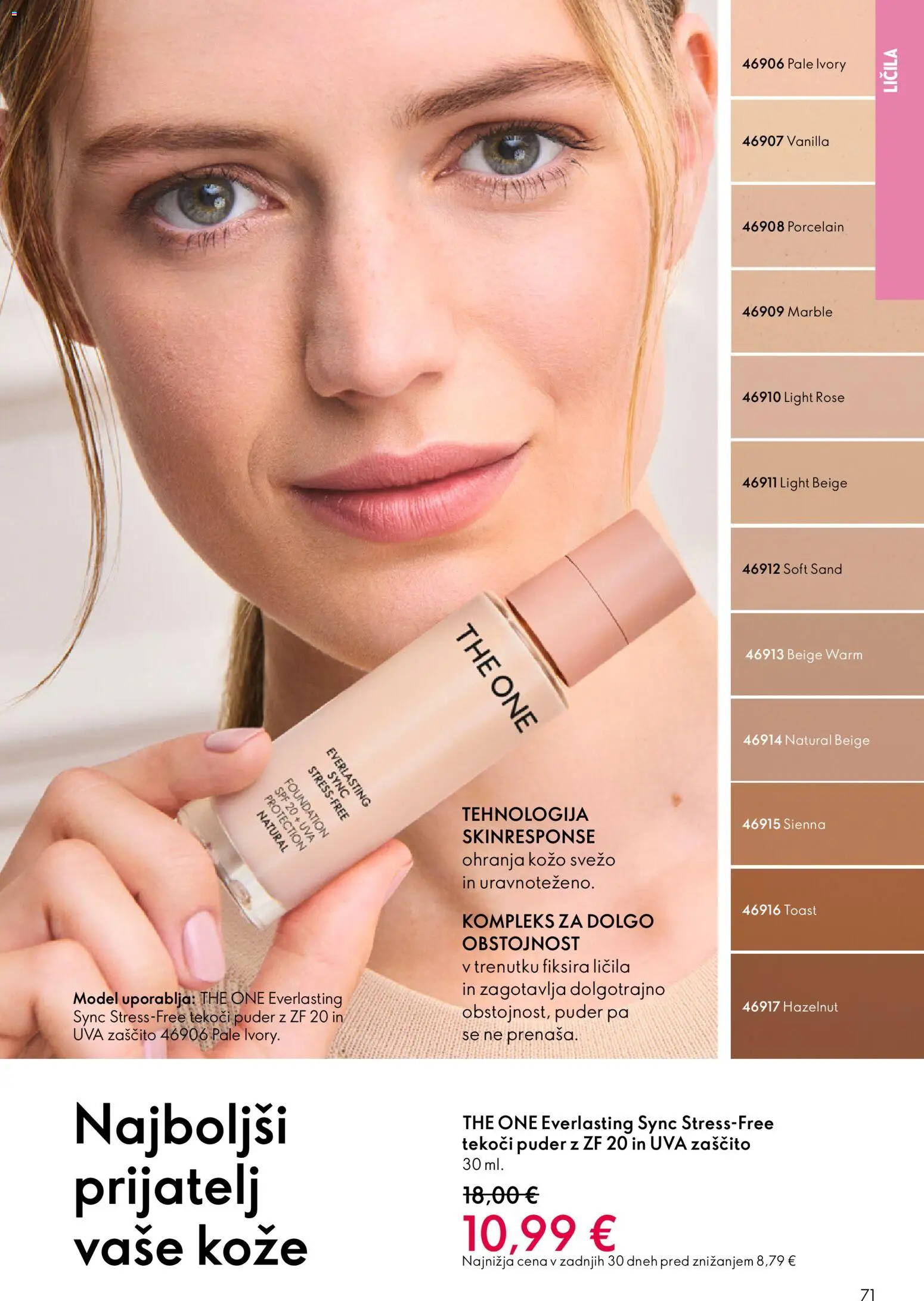 Novi Oriflame katalog ponudbe – veljaven od 11.03.2026 | Stran: 71 | Izdelki: Toast, Licila, Puder