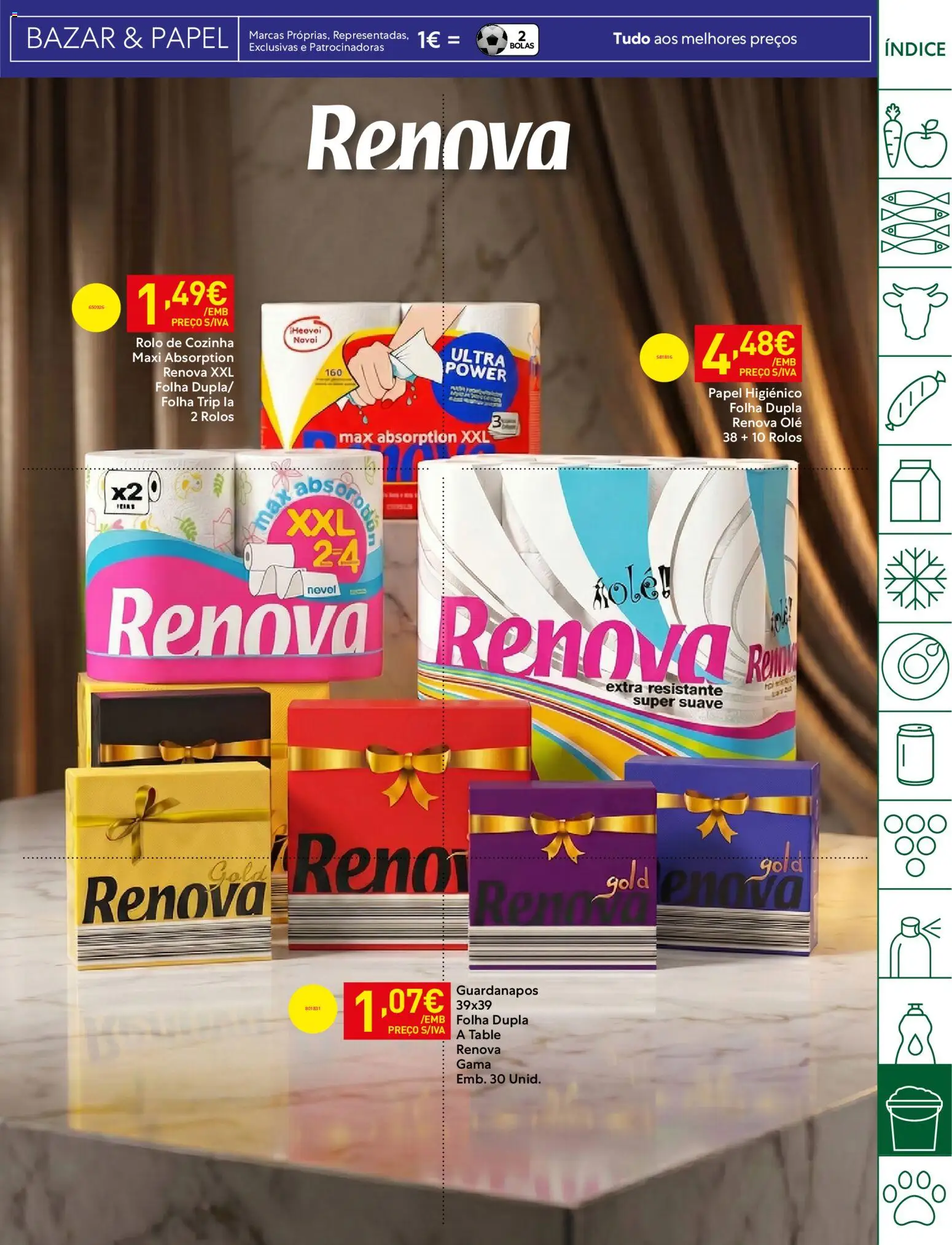 Recheio folheto │ válido de 21.04.2026 | Página: 51 | Produtos: Papel higiénico, Guardanapos