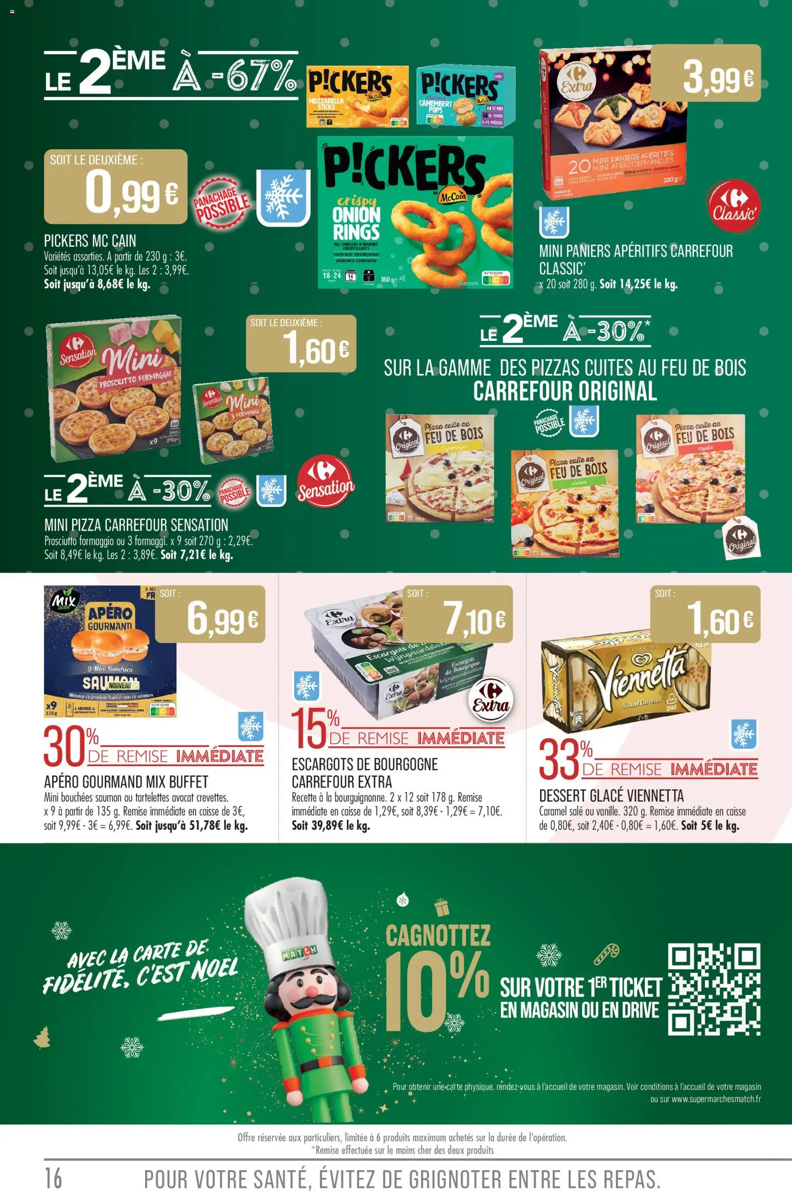 {H1} | Page: 16 | Produits: Mozzarella, Pizza, Thé, Saumon