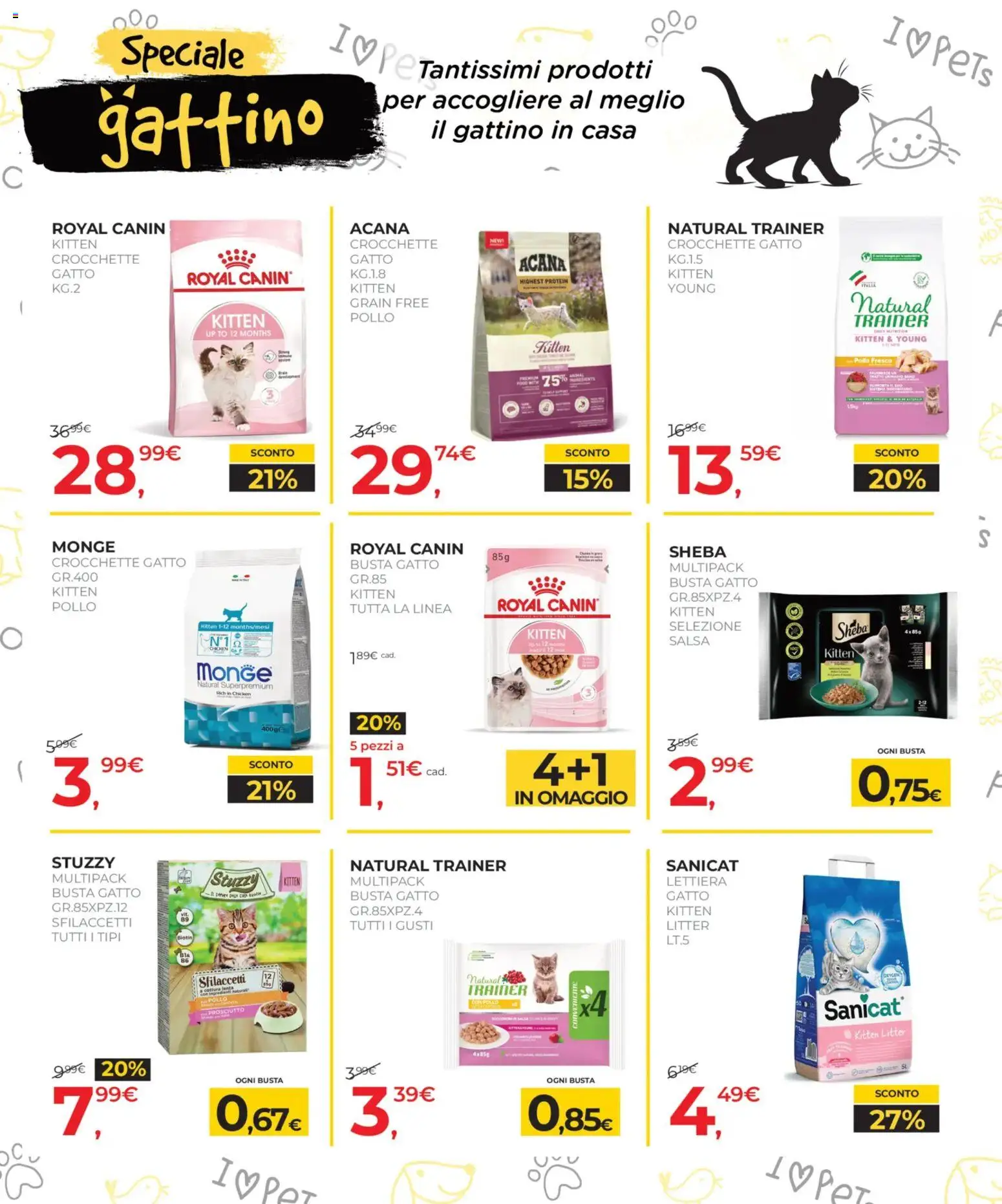 Volantino Arcaplanet del 19.01.2026 | Pagina: 22 | Prodotti: Pollo, Salsa, Crocchette, Crocchette gatto