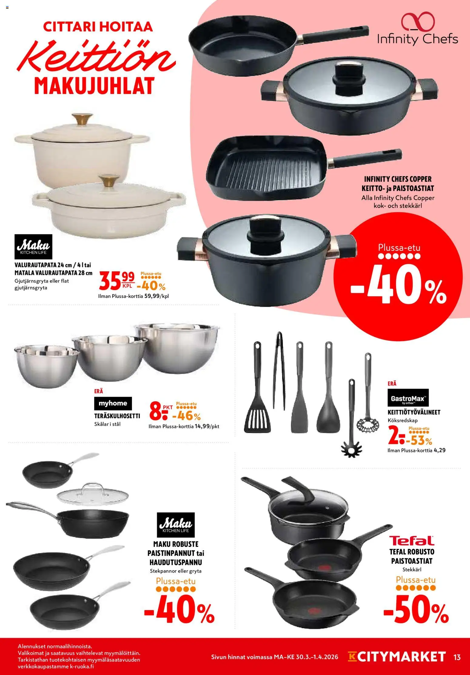 K-Citymarket tarjoukset – voimassa 30.03.2026 alkaen | Sivu: 13 | Tuotteet: Keitto