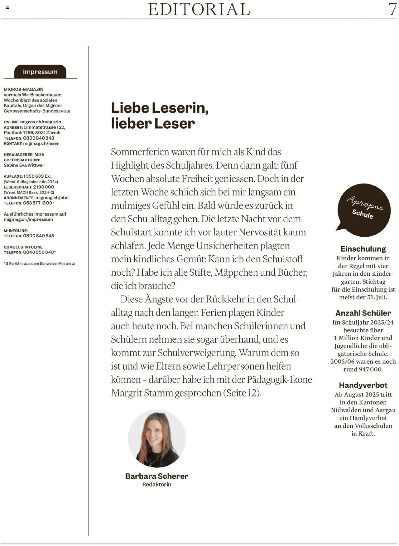 Migros - Magazin ab 05.08.2025 | Seite: 7 | Produkte: Telefon