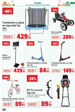 Ofertele Carrefour valabile de la 25.03.2026 | Pagină: 26 | Produse: Top, Trotinetă, Dana kuşbaşı
