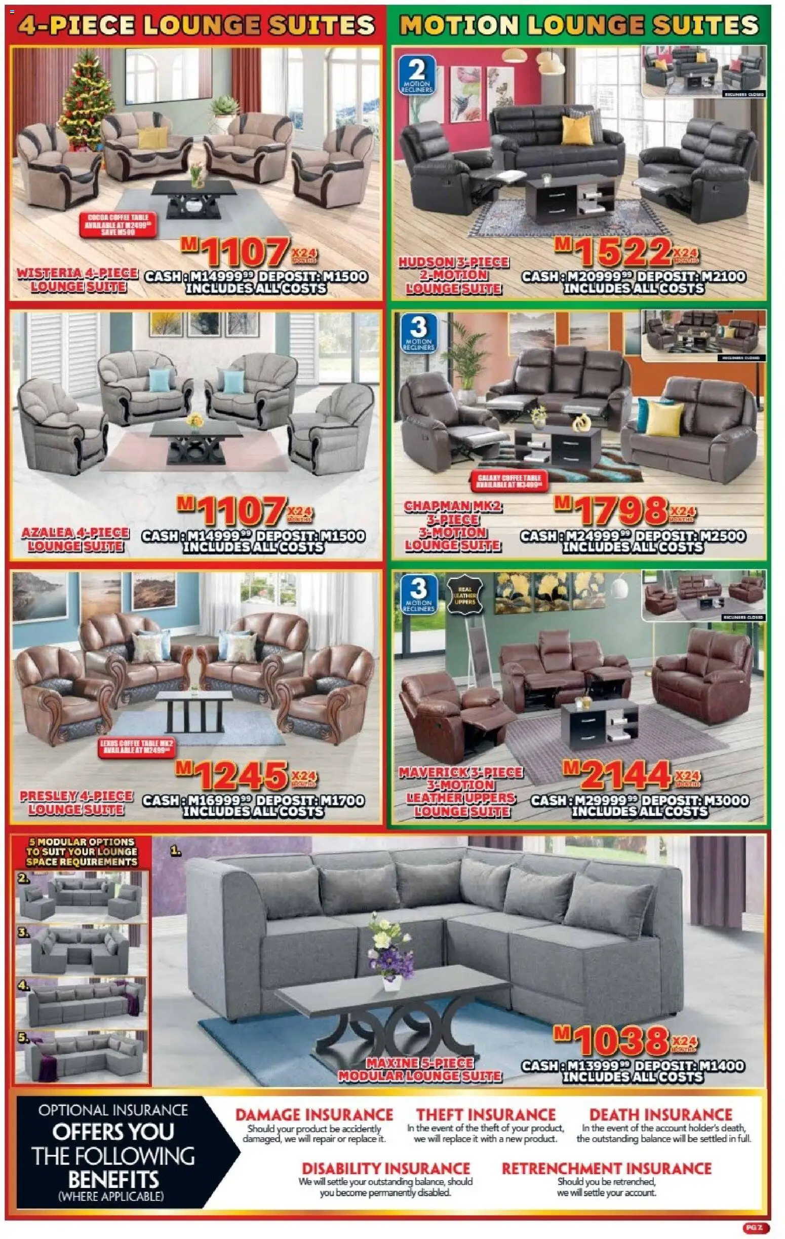 New Lewis Stores catalogue – valid from 08.12.2025 | Page: 7 | Products: Suit, Coffee table, Lounge suite, Coffee