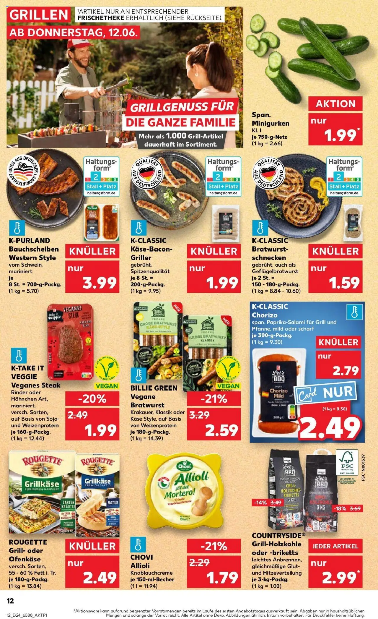 Kaufland prospekt Stadthagen	 - gültig ab dem 16.06.2025 | Seite: 27 | Produkte: Hahnchen, Bratwurst, Steak, Griller