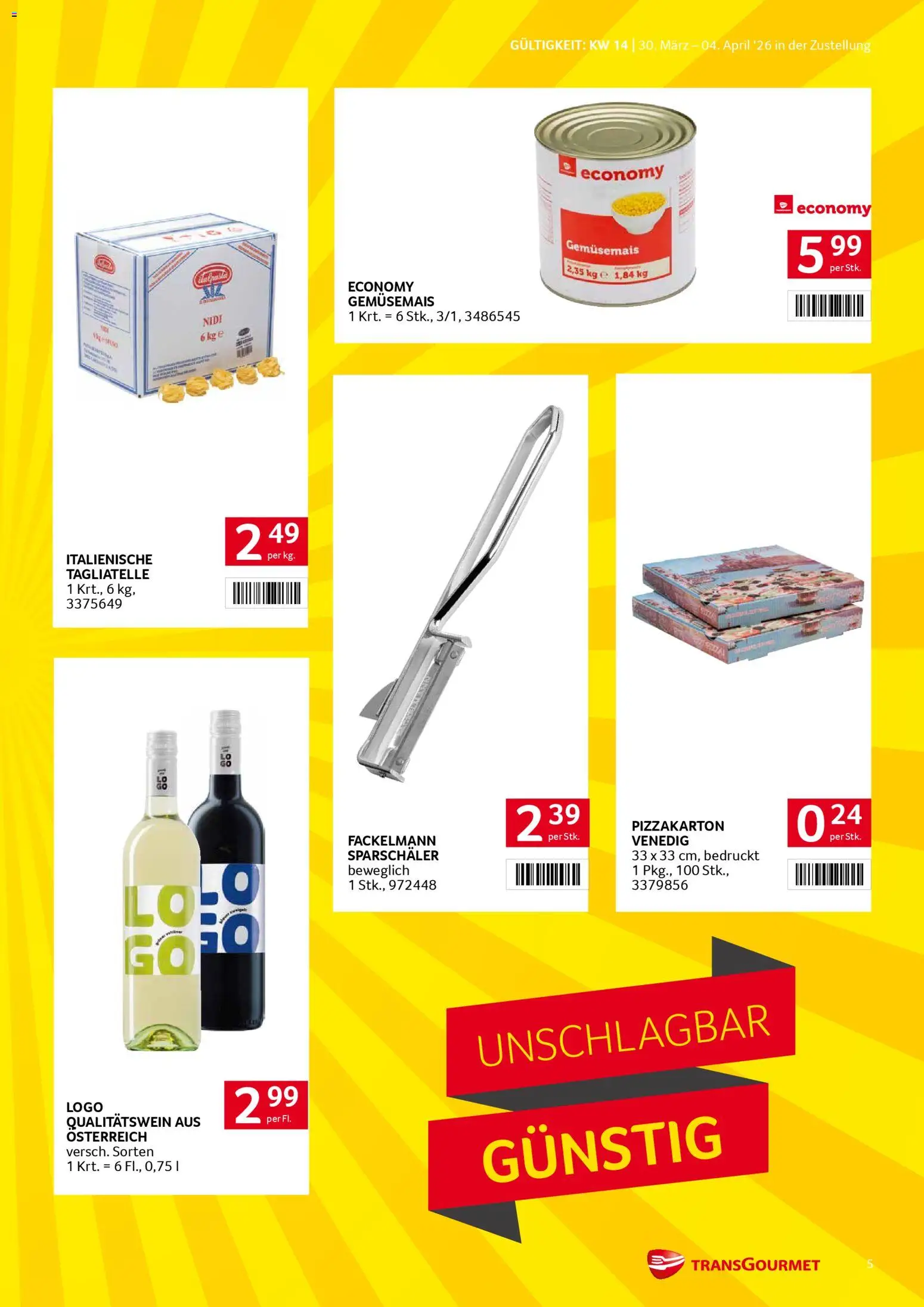 Transgourmet Zustellaktion gültig ab 30.03.2026 | Seite: 5