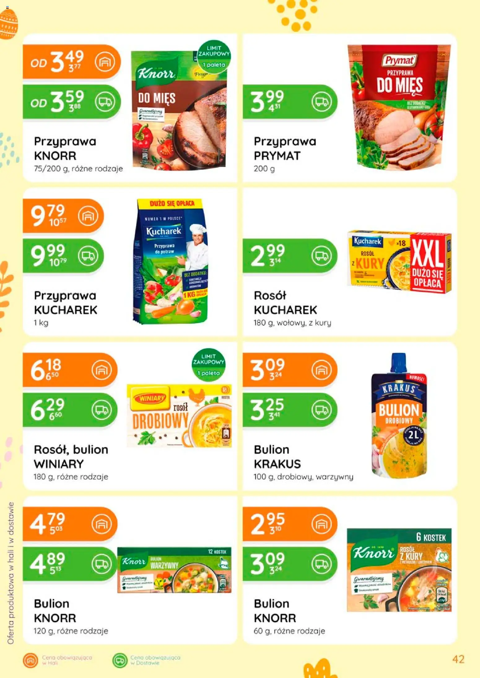 Eurocash gazetka - Oferta Produktowa od 05.03.2026 | Strona: 42 | Produkty: Bulion drobiowy