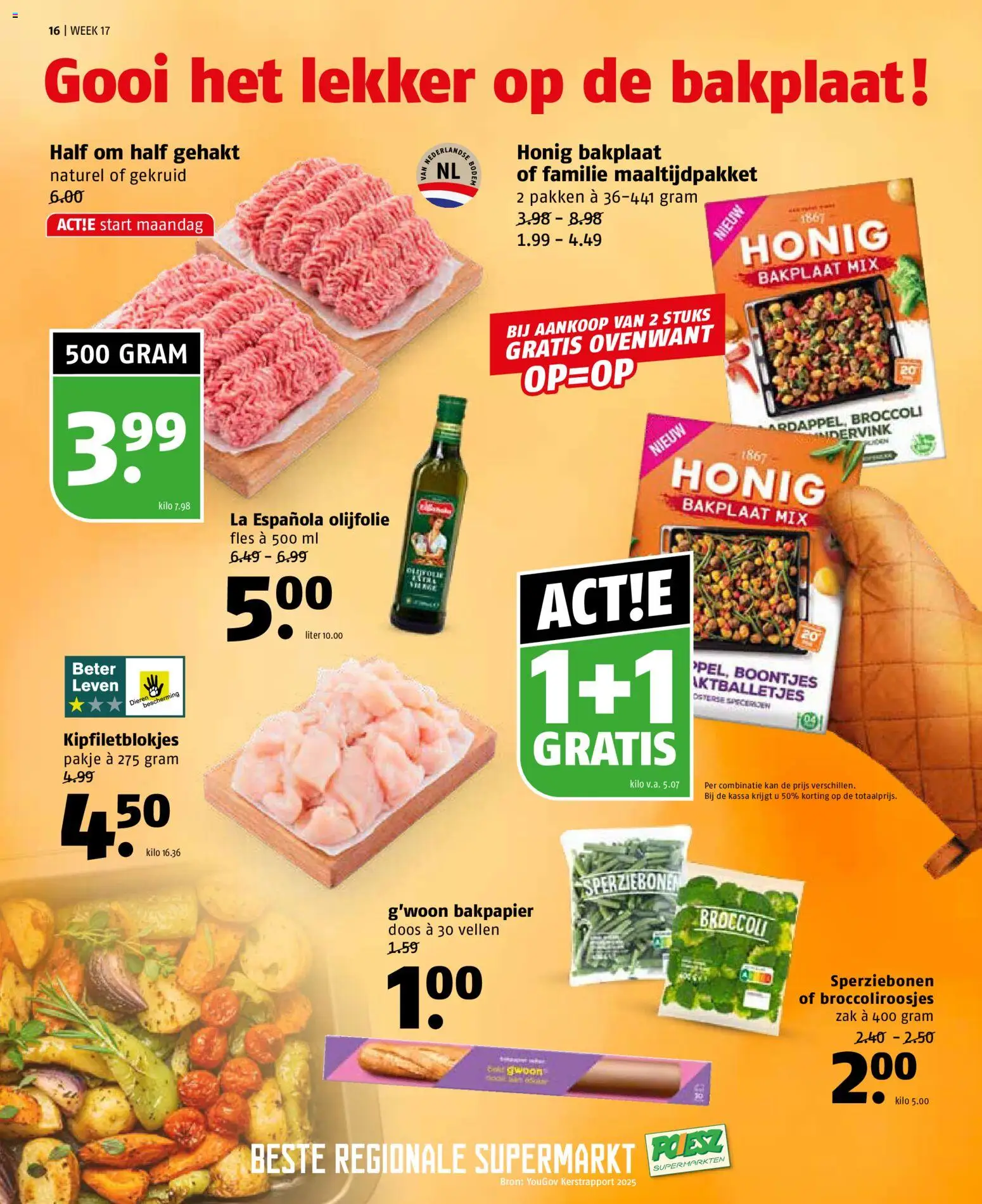 {H1} | Pagina: 16 | Producten: Kan, Gehakt, Fles, Olijfolie