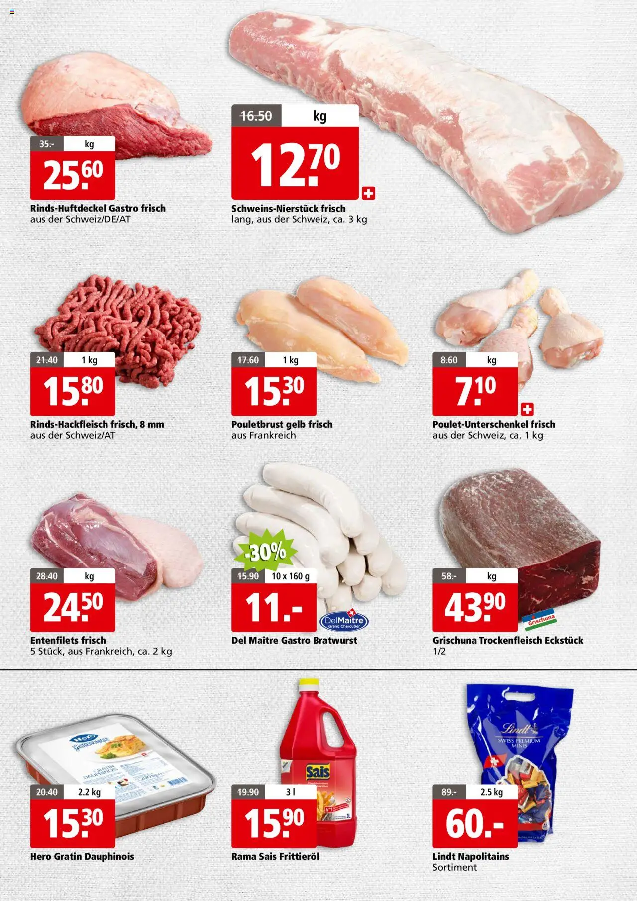 Aligro Aktionen Businesskunden - Chavannes, Matran, Genf, Sitten – gültig ab 15.09.2025 | Seite: 3 | Produkte: Pouletbrust
