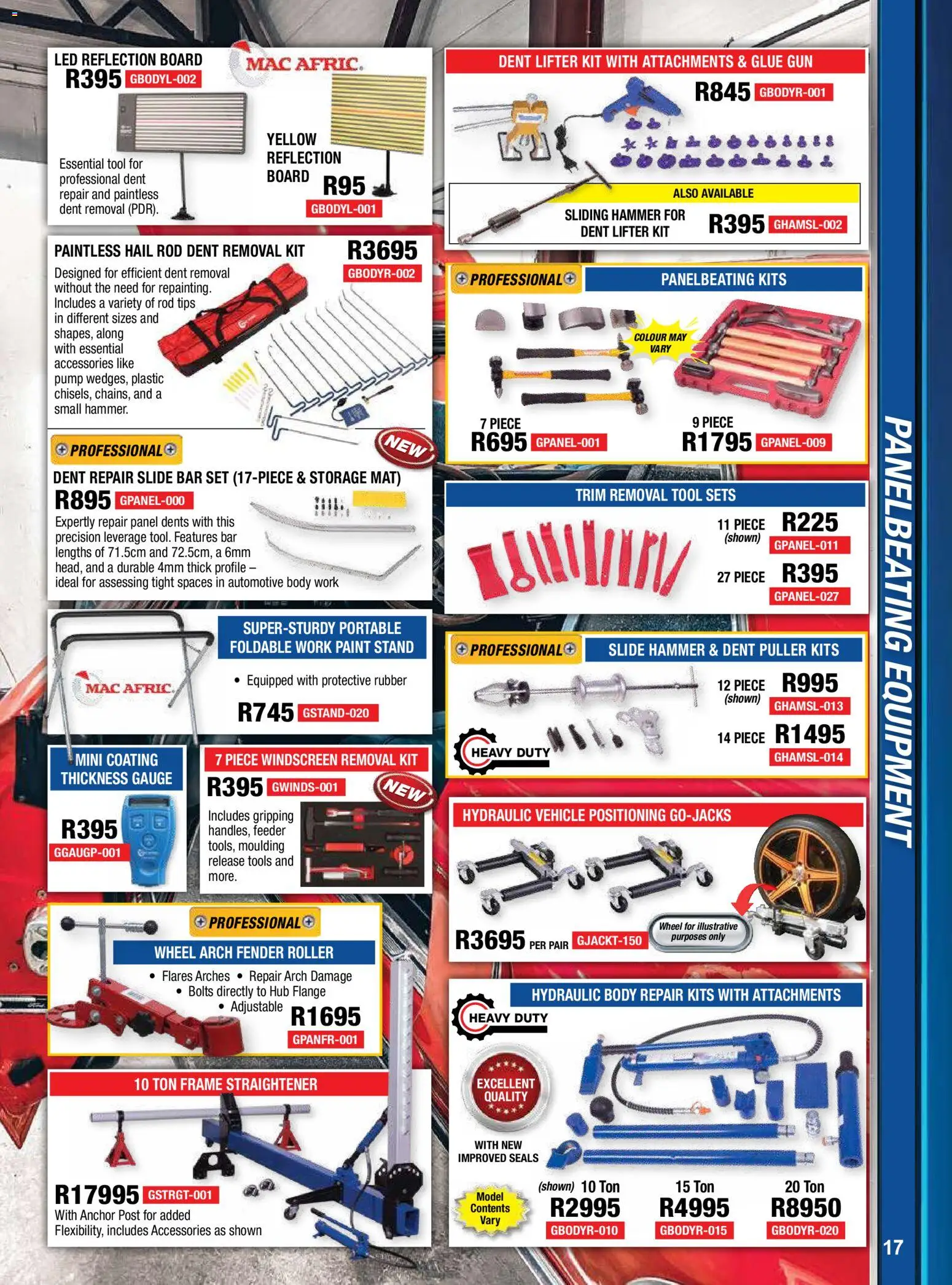 New Adendorff catalogue – valid from 01.04.2026 | Page: 19 | Products: Arch, Paint, Hammer, Bar set