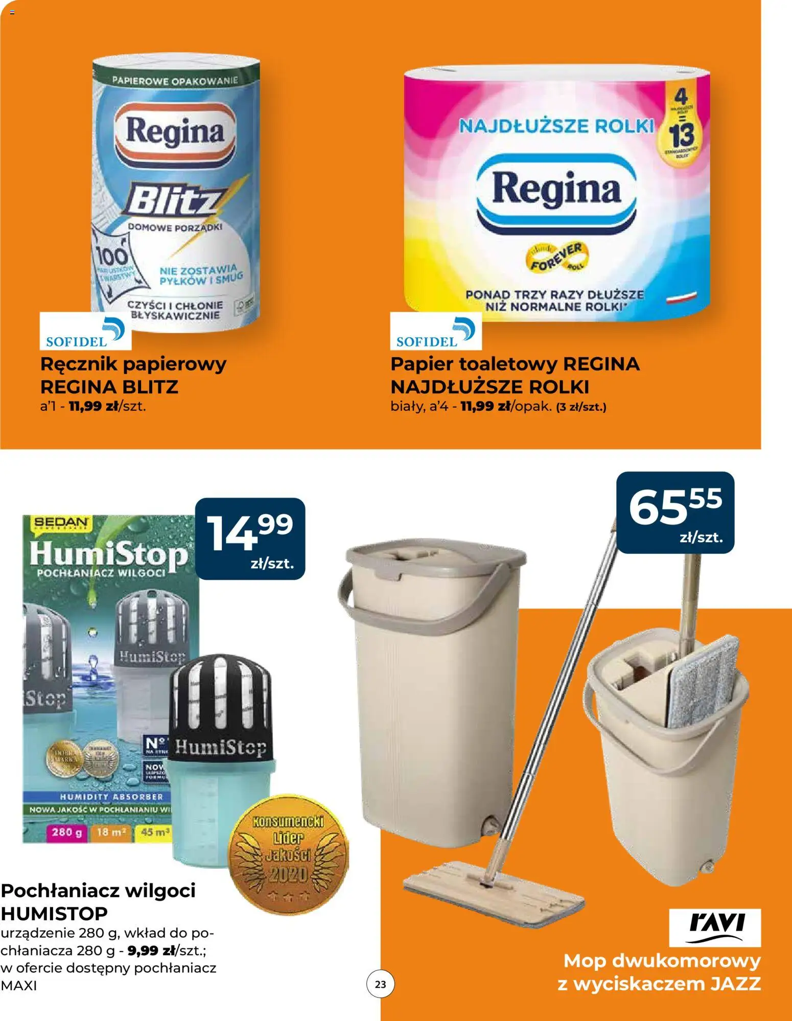 Mrówka Gazetka od 06.11.2025 | Strona: 23 | Produkty: Papier toaletowy, Rolki, Ręcznik papierowy