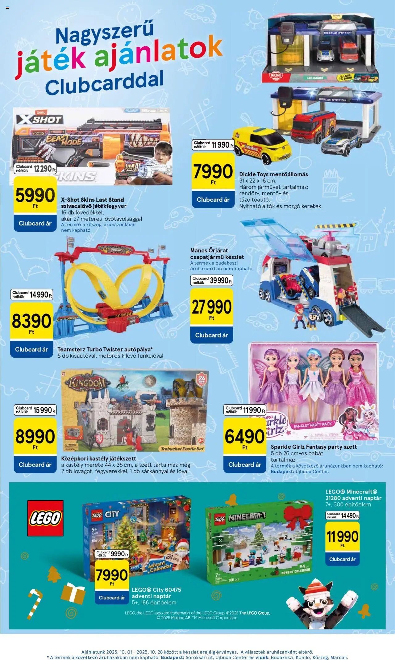 Tesco akciós ujság - amely érvényes a következő dátumtól: 16.10.2025 | Oldal: 11 | Termékek: PC, Játék, Ajtók