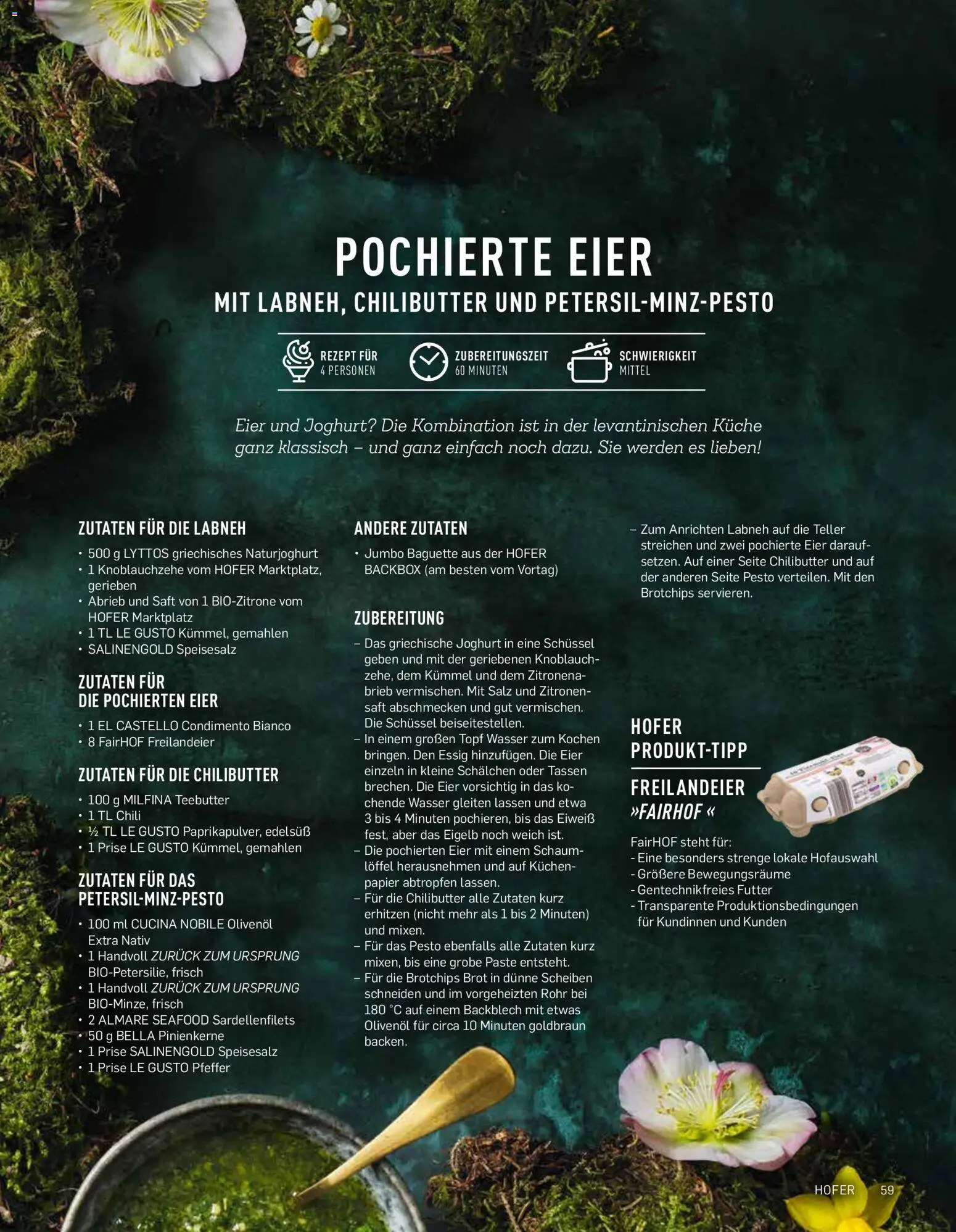 Hofer AT akciós ujság - amely érvényes a következő dátumtól: 04.09.2025 | Oldal: 59 | Termékek: Creme fraiche, Vegán, Só