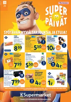 Katso K-Supermarket tarjoukset voimassa alkaen 28.08.2025
