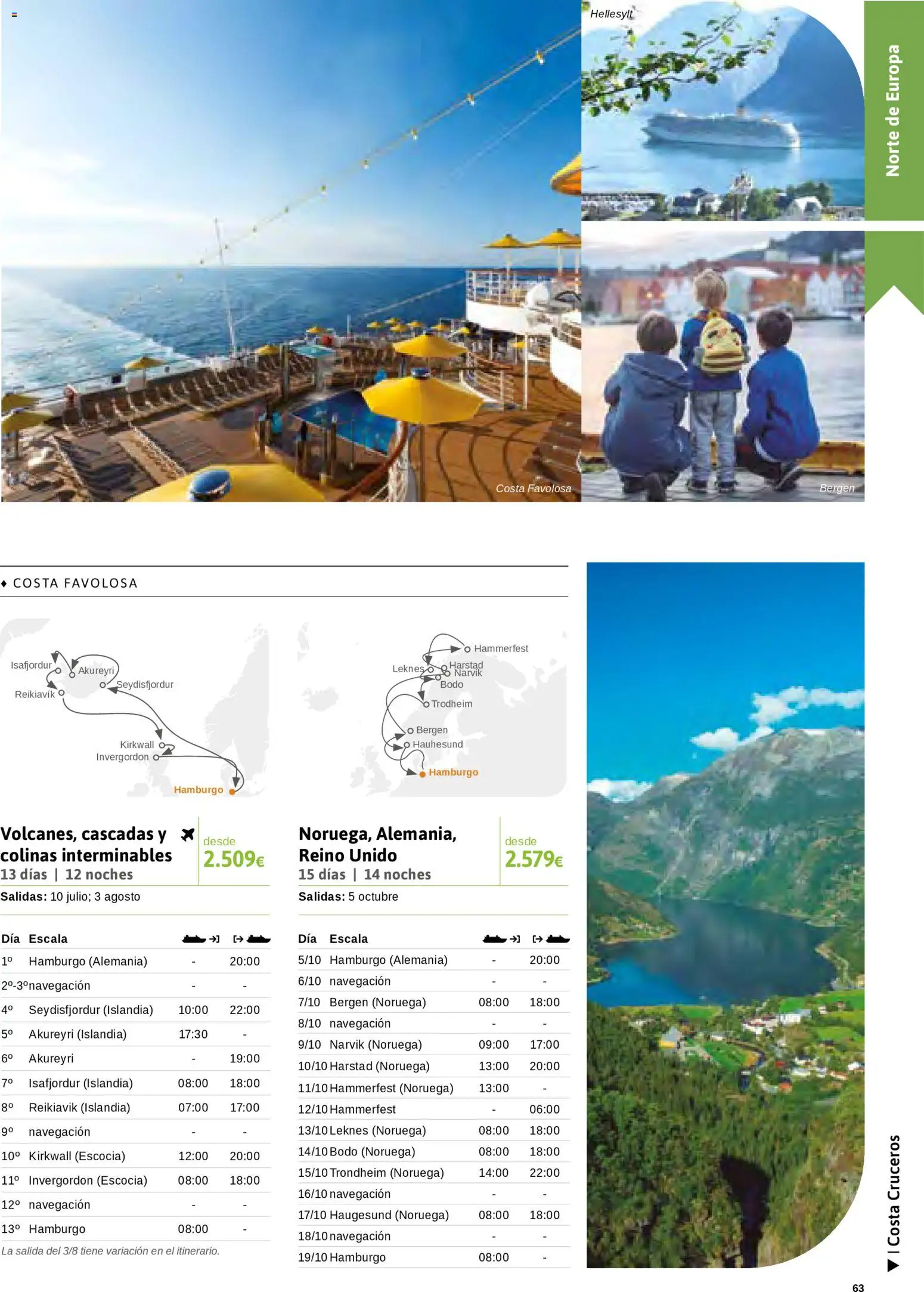 Viajes El Corte Inglés Cruceros marítimos │ válido desde el 01.01.2026 | Página: 64 | Productos: Navegación