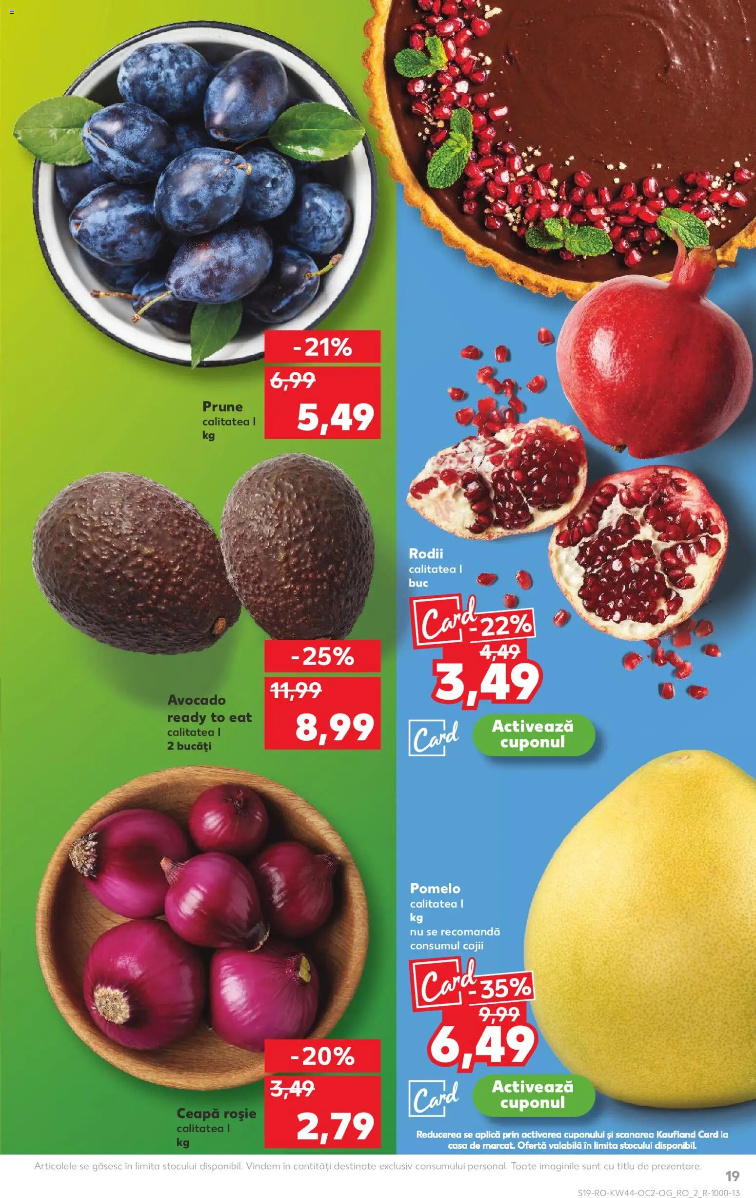Kaufland RO akciós ujság - amely érvényes a következő dátumtól: 29.10.2025 | Oldal: 19 | Termékek: Pomelo