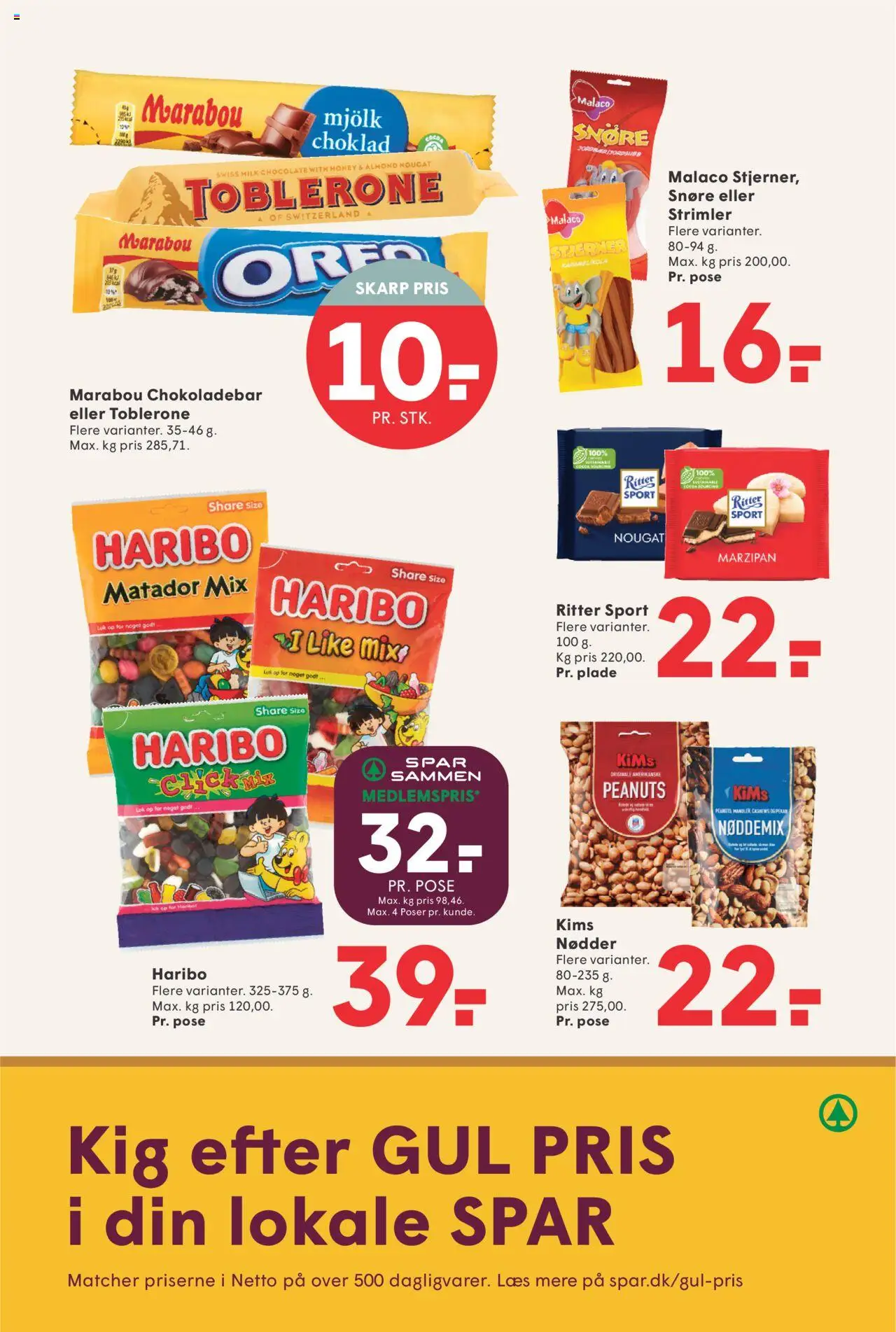 Spar Tilbudsavis gyldig fra 01.08.2025 | Side: 11 | Produkter: Nødder, Peanuts, Nougat, Oreo