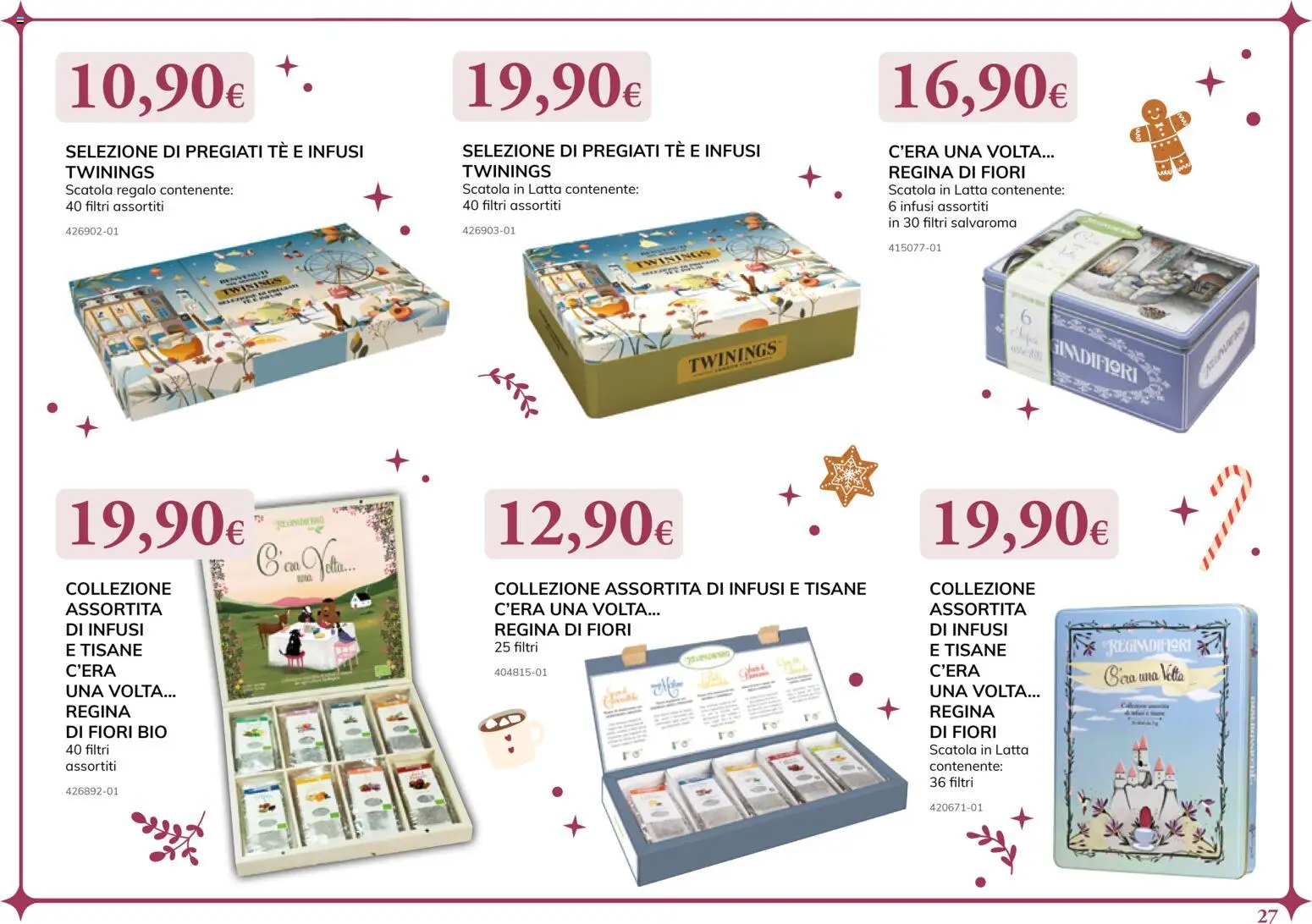 Volantino Basko del 24.11.2025 | Pagina: 27 | Prodotti: Tè, Scatola