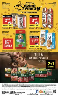 Pogląd oferty "Delikatesy Centrum Gazetka" - ważna od 02.10.2025 | Strona: 52 | Produkty: Delikatesy, Karma dla kota, Żwirek bentonitowy, Wołowina