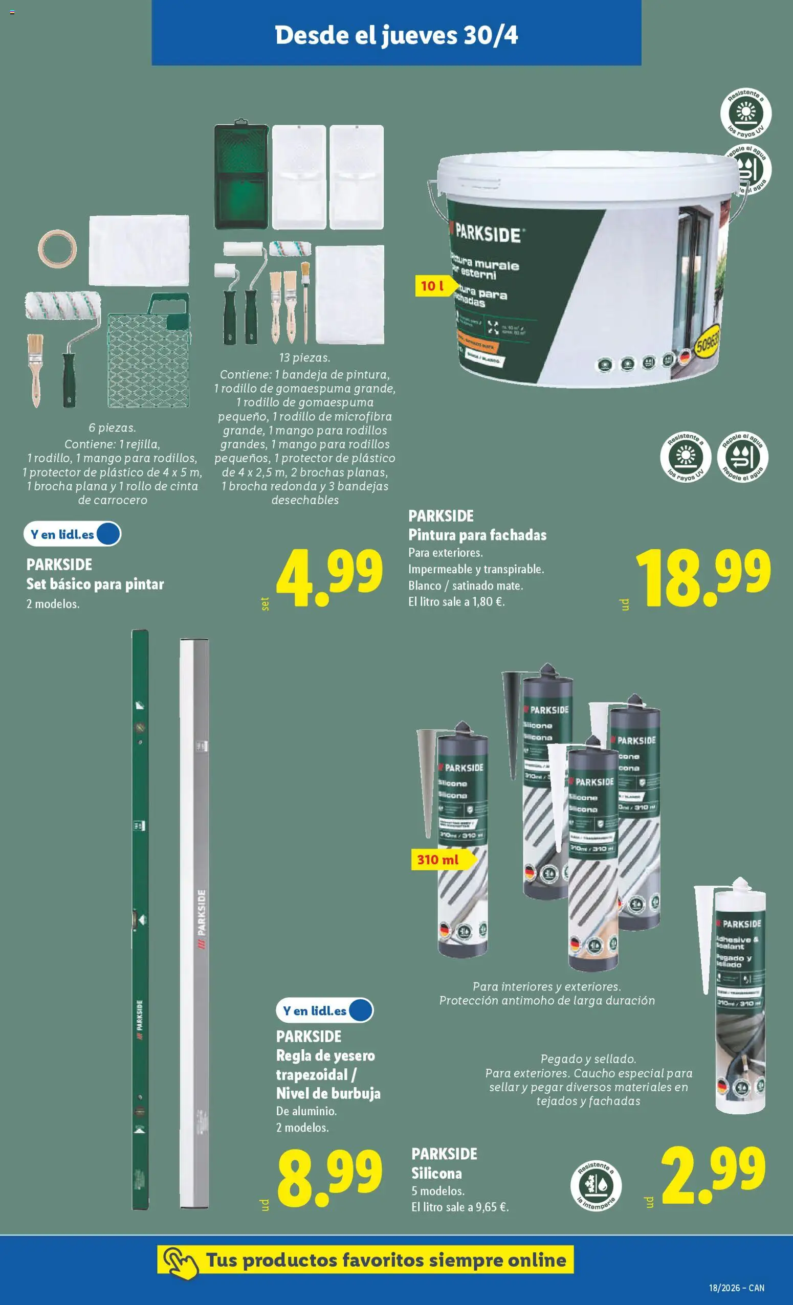 Lidl folleto de bazar │ válido desde el 27.04.2026 | Página: 25 | Productos: Ρούτερ, Bandeja, Brocha