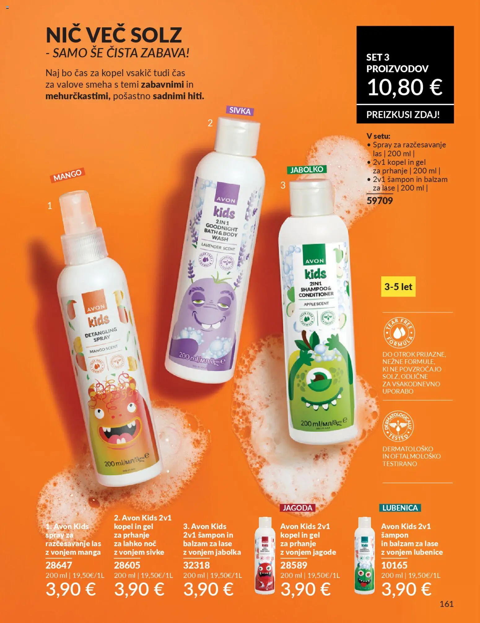 Novi Avon katalog ponudbe – veljaven od 29.12.2025 | Stran: 161 | Izdelki: Lubenica, Sampon, Mango, Lubenice
