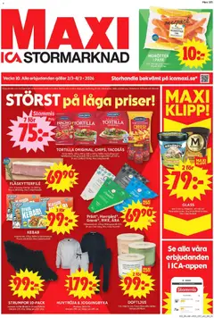 ICA Maxi erbjudanden - Förhandsvisning av reklamblad från butik ICA Maxi aktuell från 02.03.2026