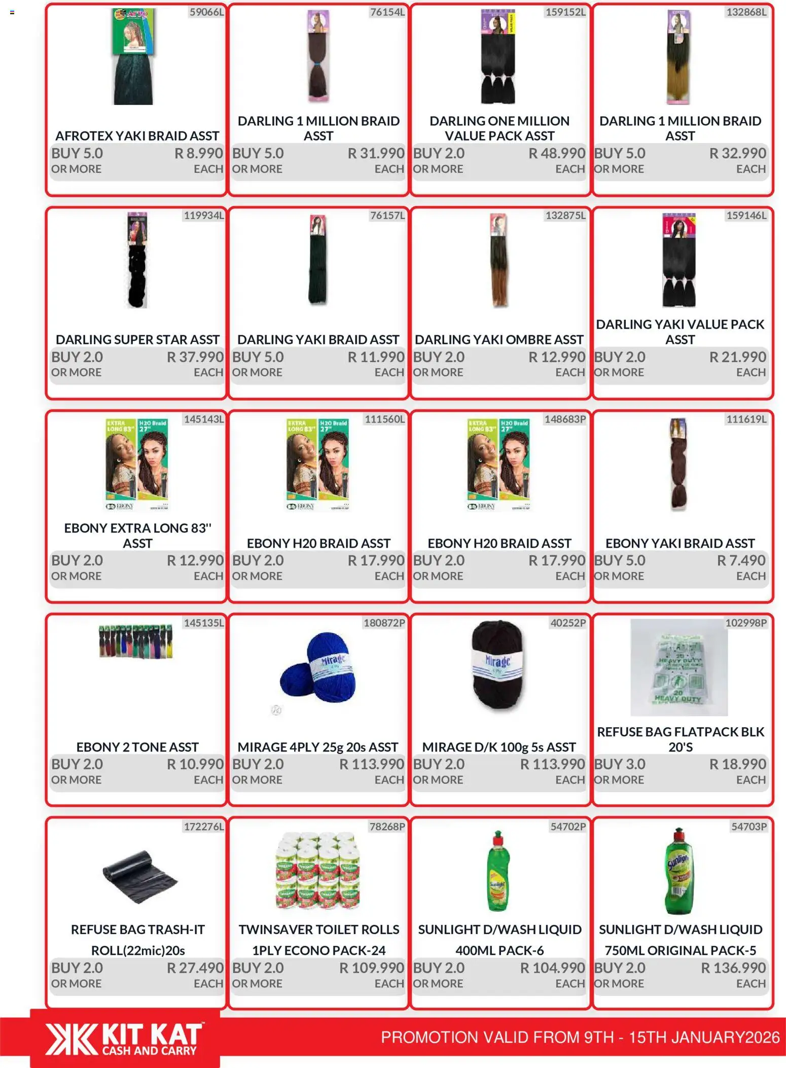 New KIT KAT Cash & Carry catalogue – valid from 09.01.2026 | Page: 13 | Products: Bag, Toilet
