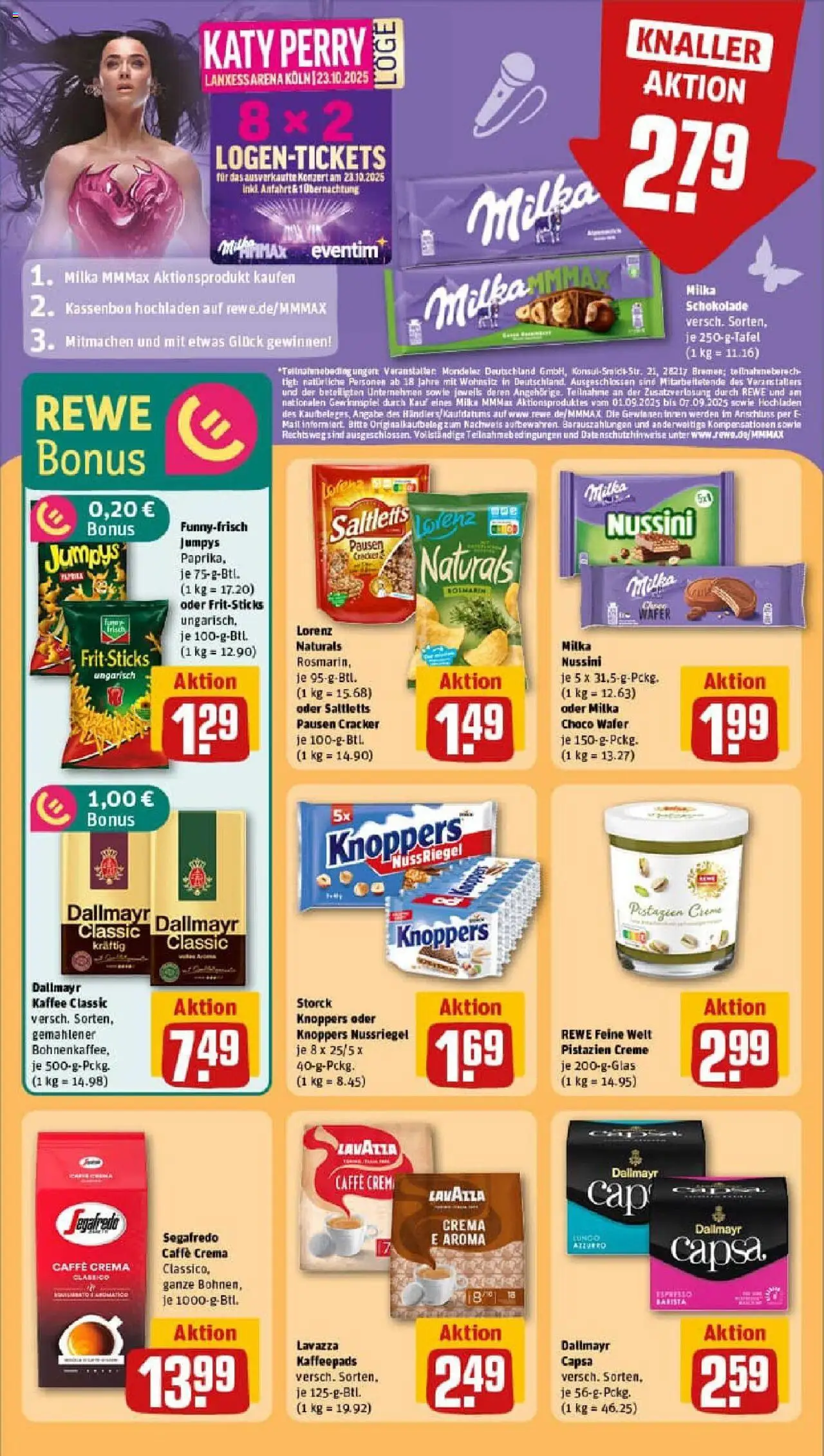 Rewe prospekt Pattensen	 – gültig ab 01.09.2025 | Seite: 23 | Produkte: Lavazza, Kaffee, Dallmayr capsa, Segafredo