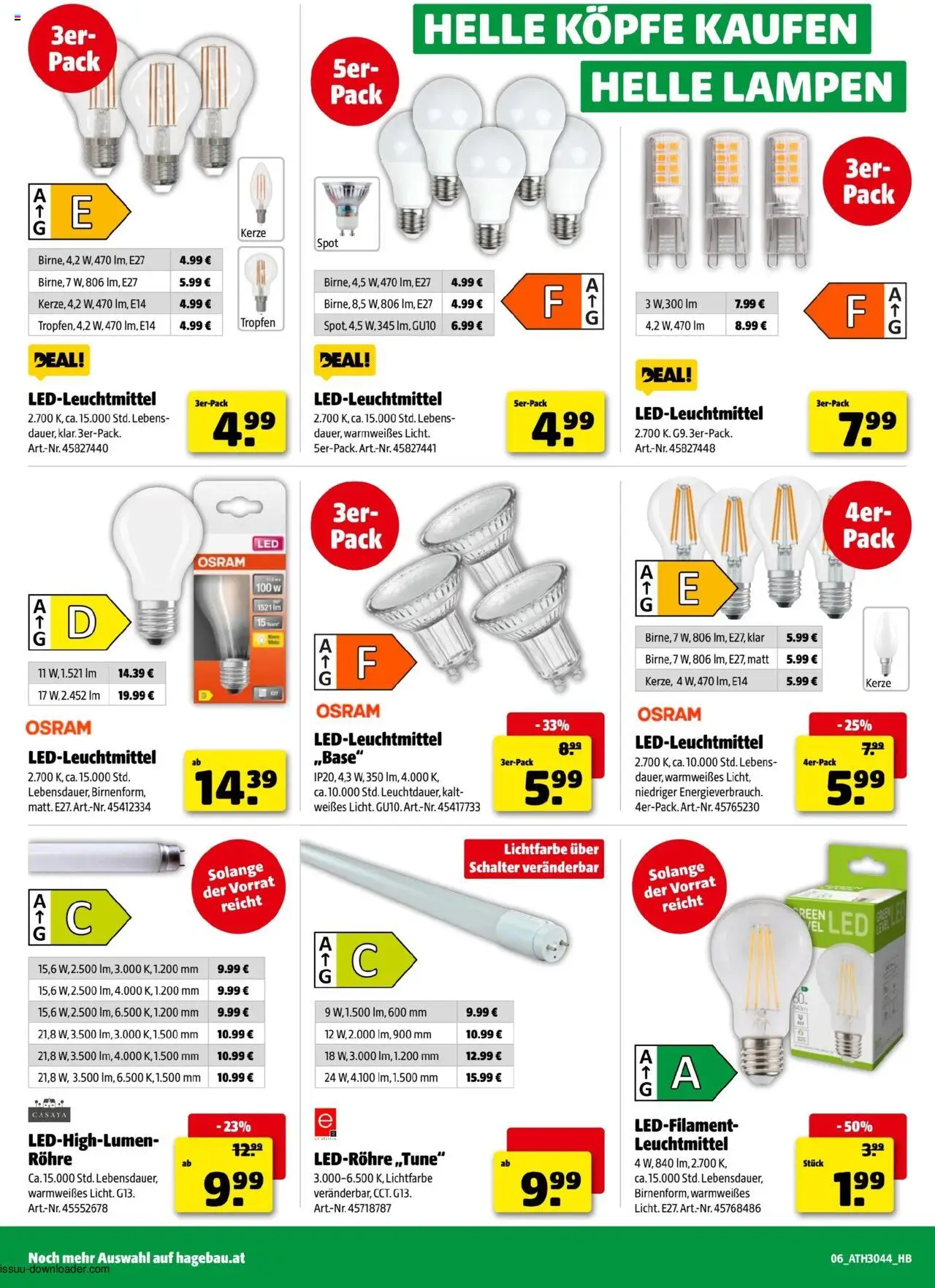 Hagebau Flugblatt gültig ab 21.10.2025 | Seite: 6