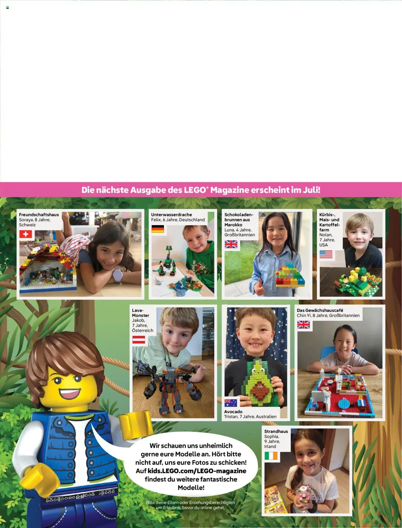 Lego The Magazine April-Juni 8+ gültig ab 02.04.2025 | Seite: 28 | Produkte: Avocado, Kürbis