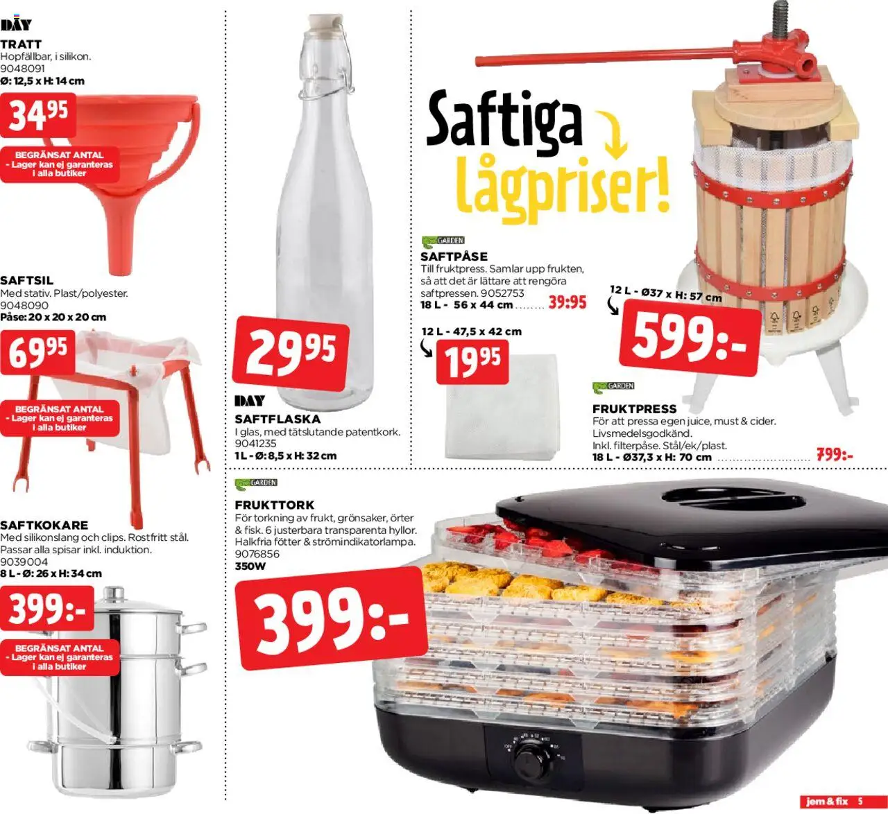 Jem & Fix reklamblad aktuell från 08.09.2025 | Sida: 5