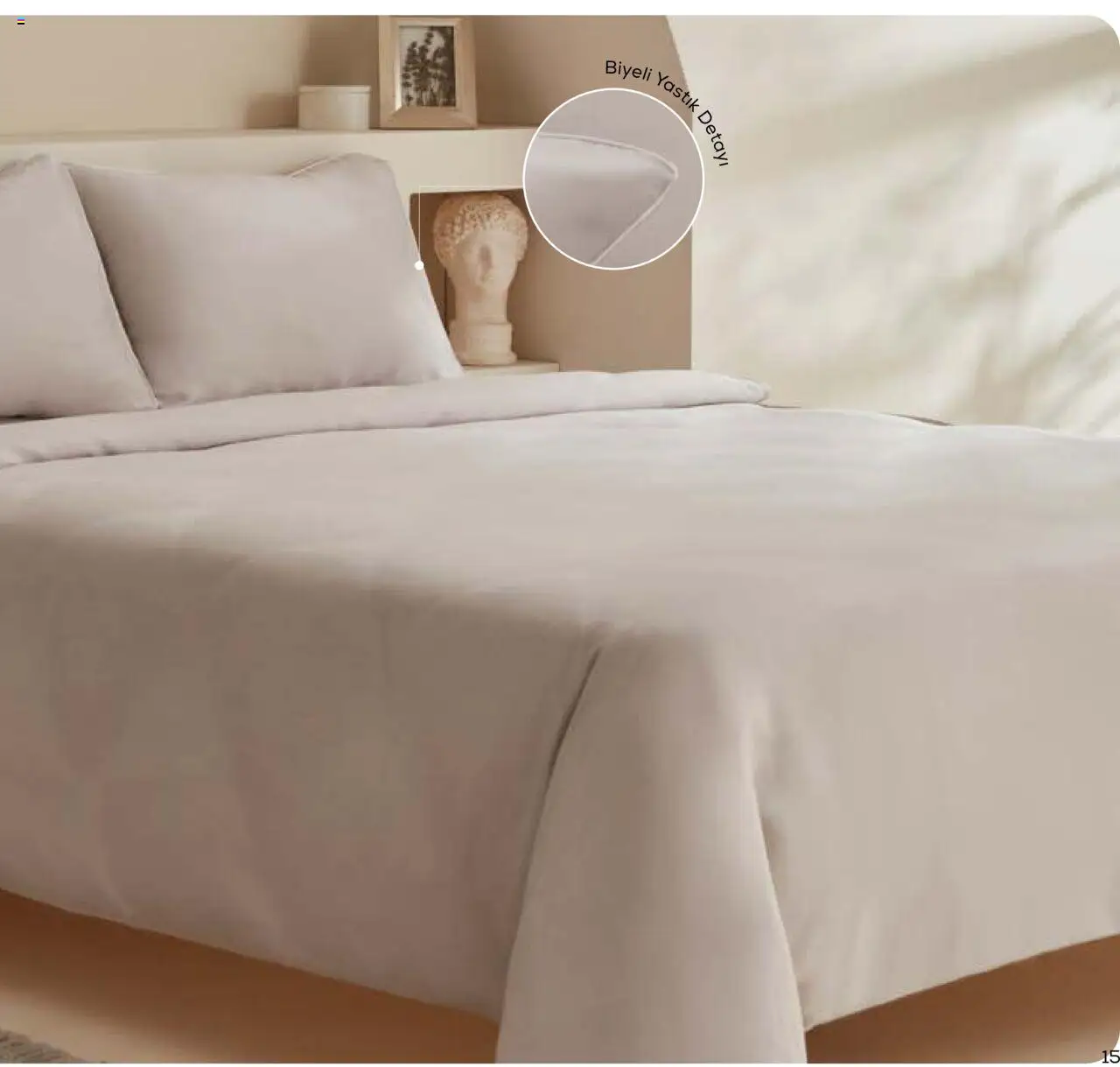 Karaca Home White Collection Sonbahar - Kış 2025/2026 - 23.09.2025 tarihinden itibaren geçerlidir | Sayfa: 15 | Ürünler: Yastık