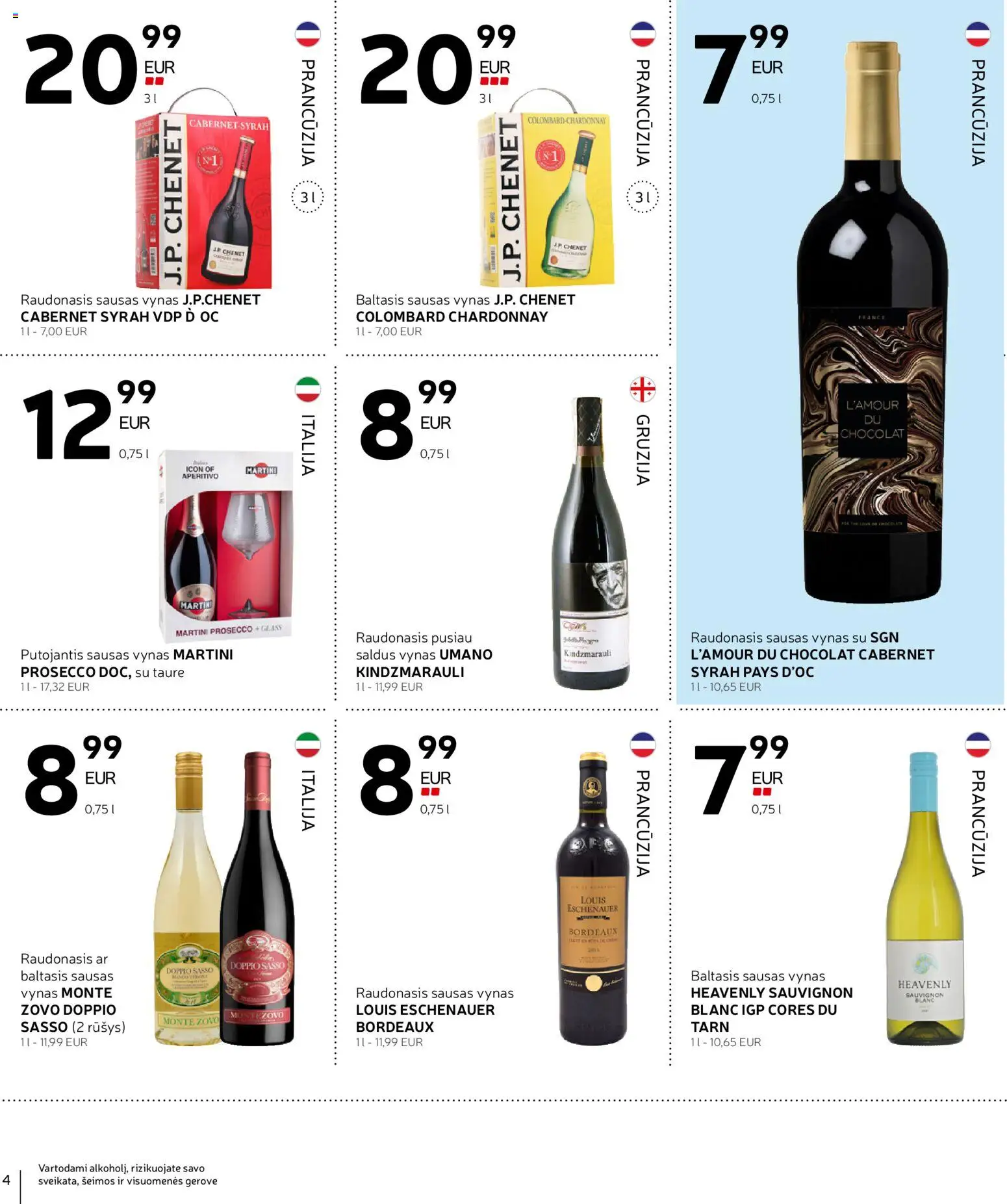 Rimi akcijos nuo 18.11.2025 | Puslapis: 4 | Prekių: Taurė, Vynas