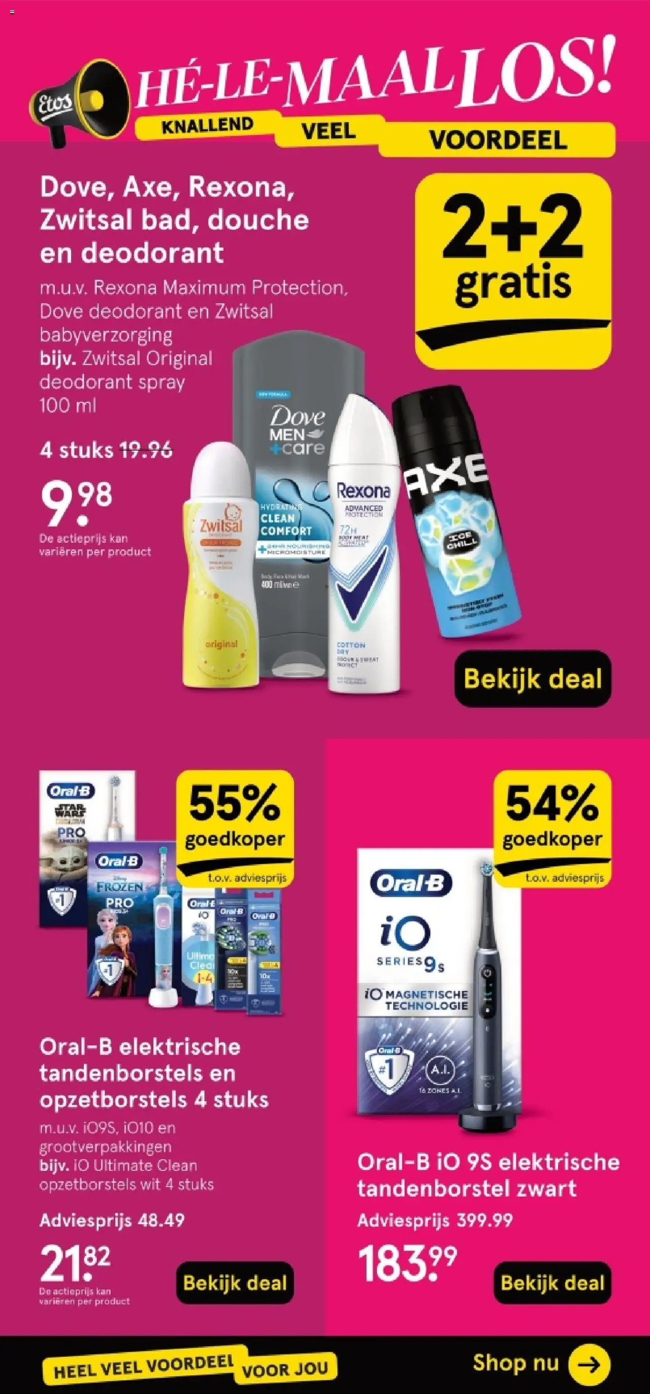  | Pagina: 11 | Producten: Deodorant, Kan, Elektrische tandenborstel, Douche