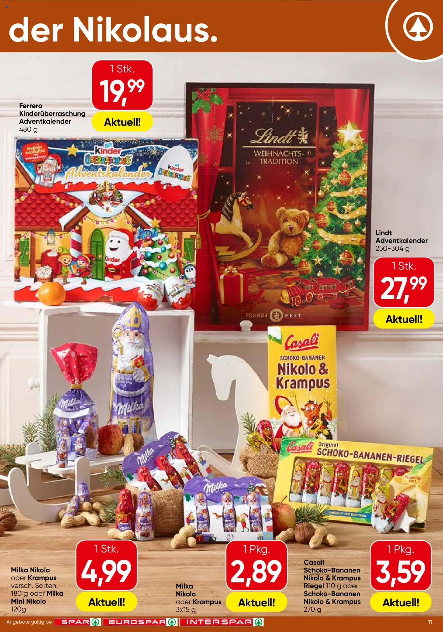 Spar Flugblatt - Niederösterreich gültig ab 20.11.2025 | Seite: 11