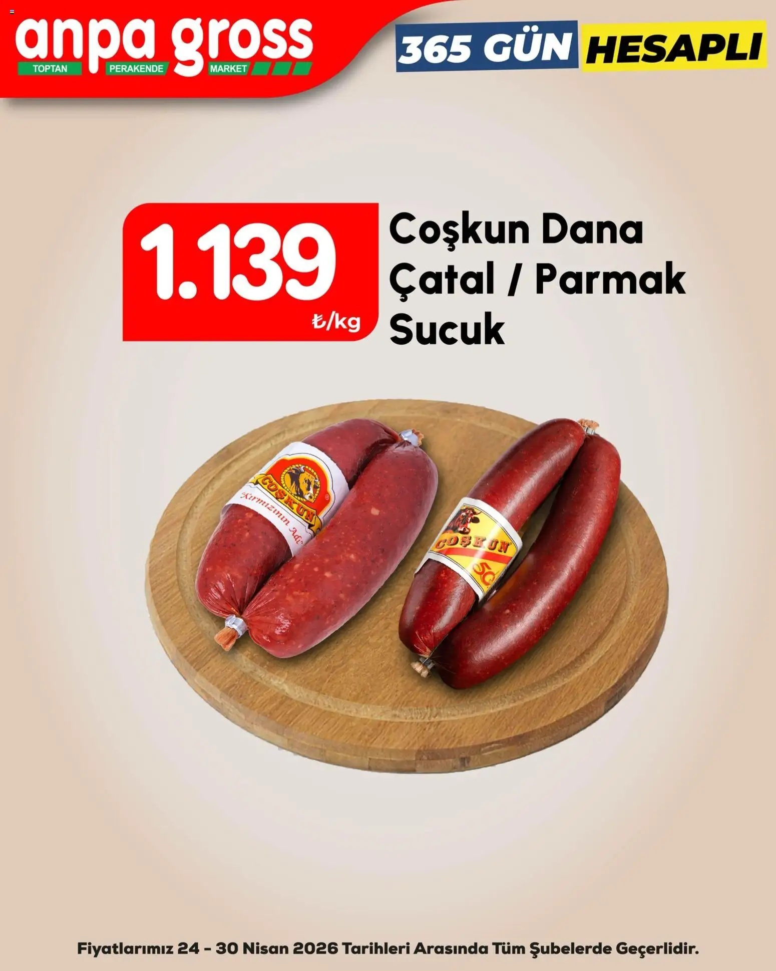 Anpa Gross Katalog - 24.04.2026 tarihinden itibaren geçerlidir | Sayfa: 4 | Ürünler: Çatal, Sucuk