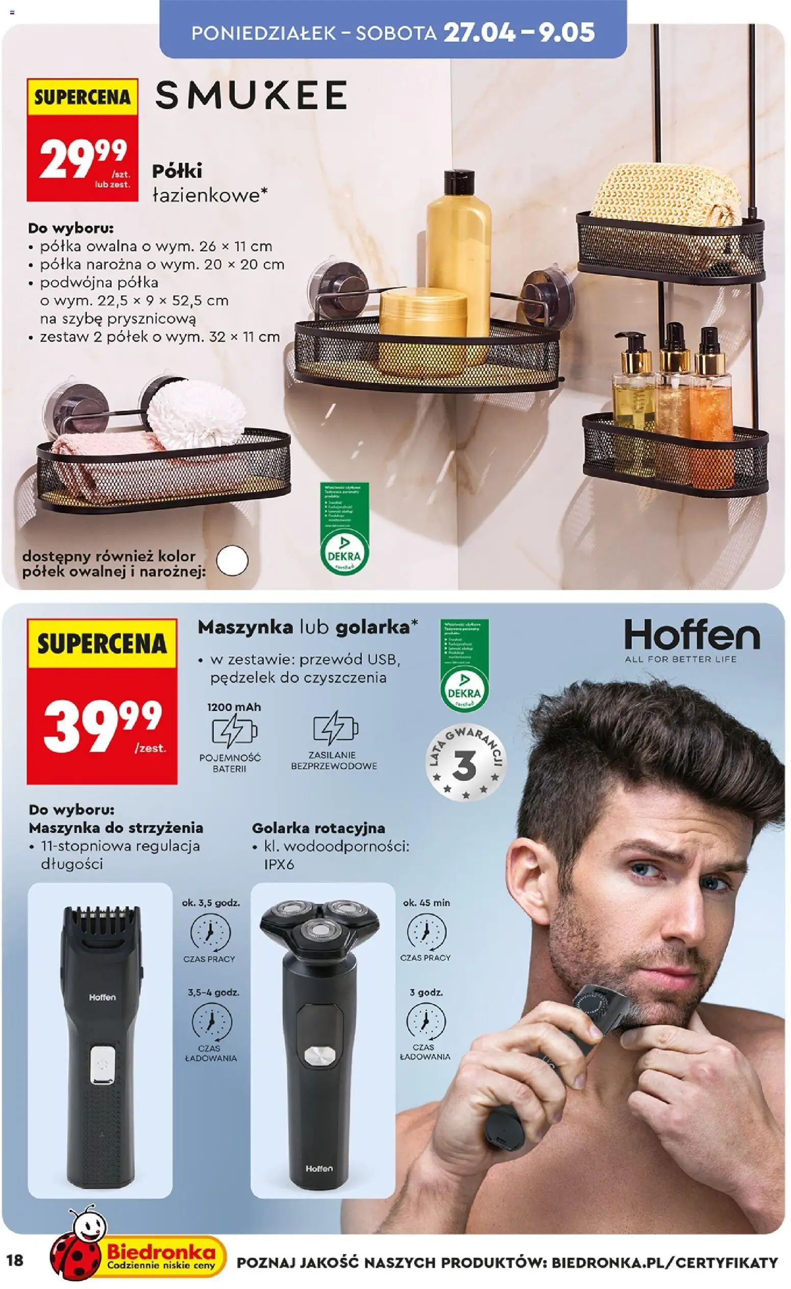 Biedronka Polsko leták - Hity i inspiracje od 25.04.2026 | Strana: 18