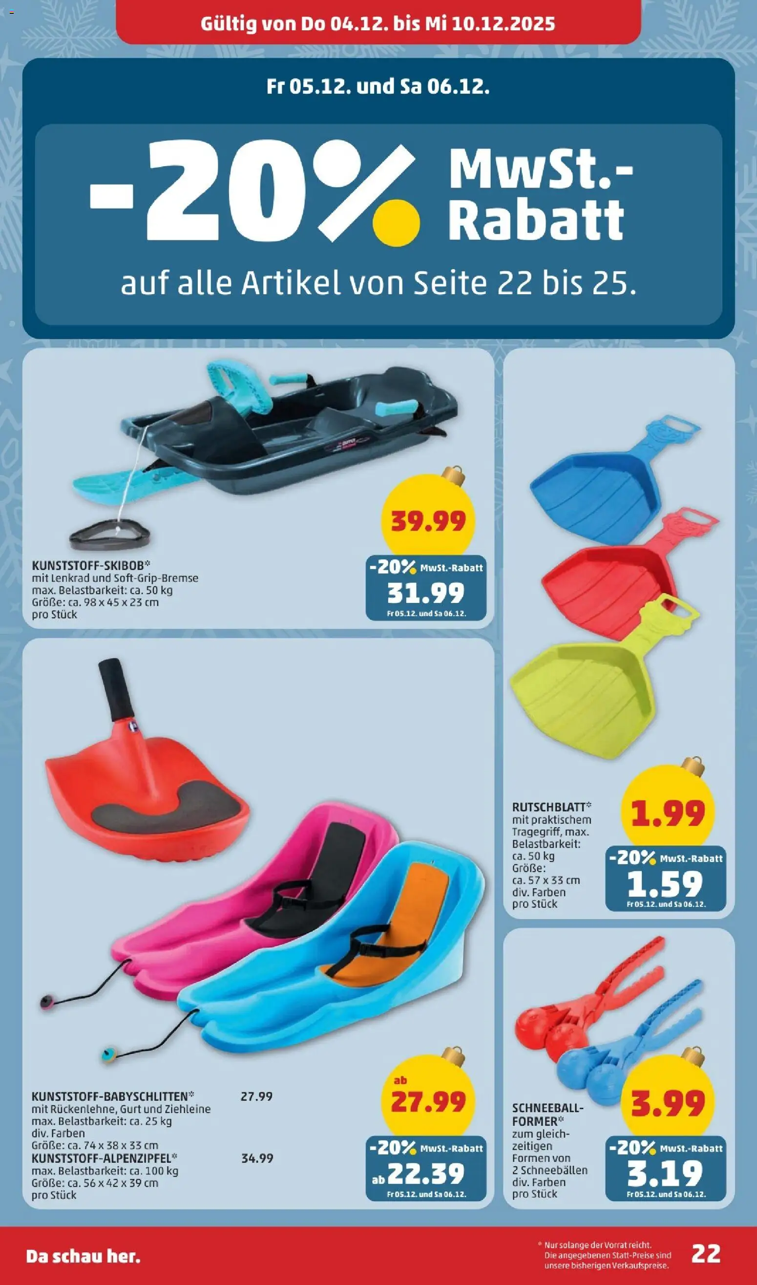 Penny Markt Flugblatt gültig ab 04.12.2025 | Seite: 22
