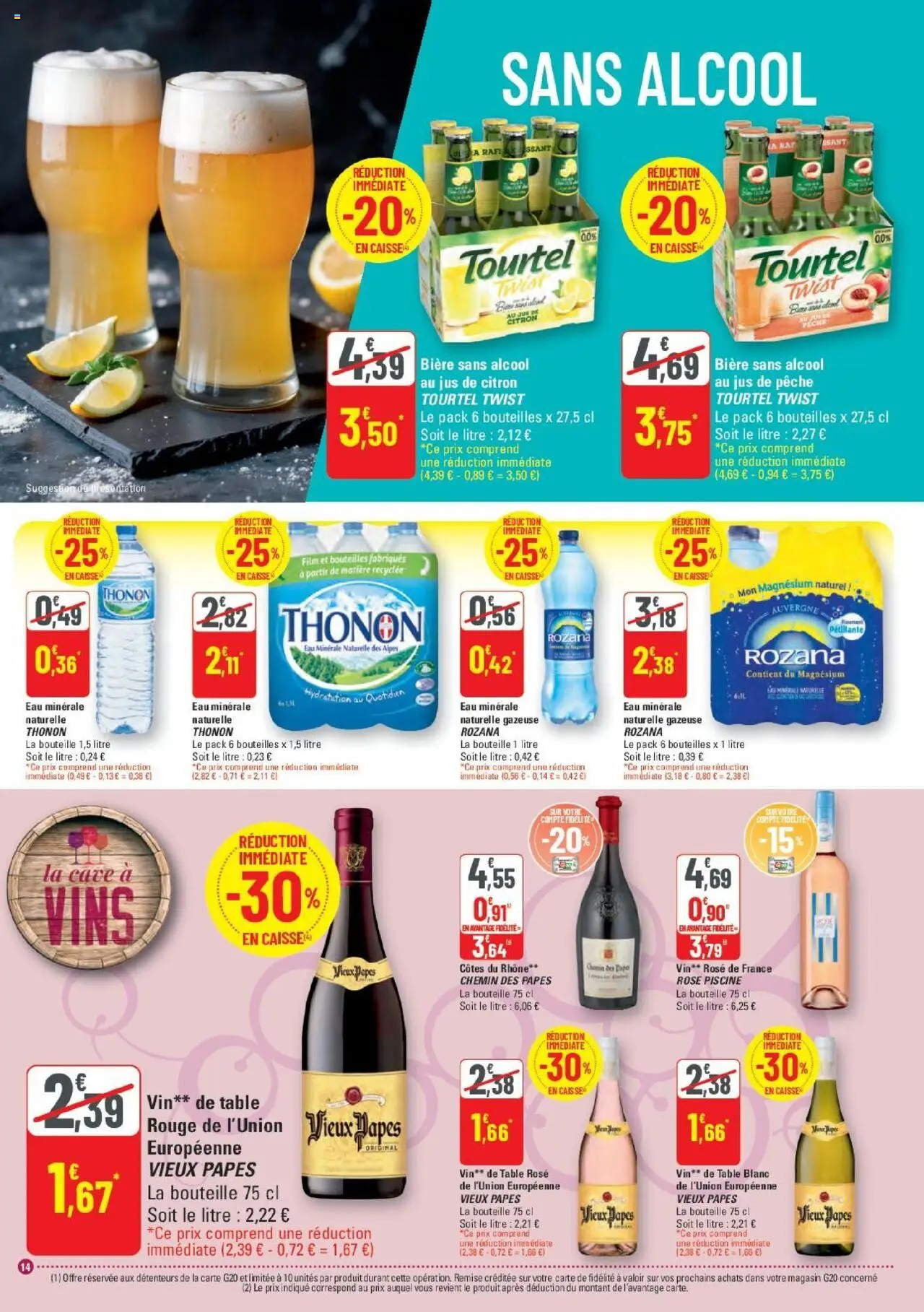  | Page: 15 | Produits: Citron, Table, Vin, Bière