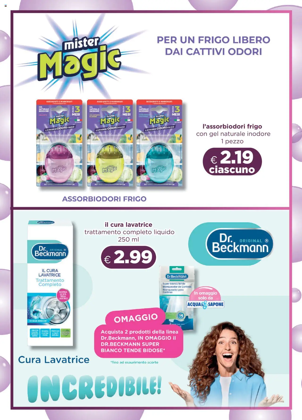 Volantino Acqua e Sapone del 12.10.2025 | Pagina: 6 | Prodotti: Sapone, Limone, Lavatrice