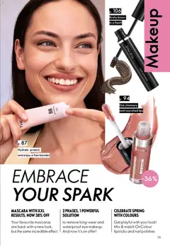 Preview of Oriflame - Offers valid from 25.03.2026 | Page: 79 | Products: Mascara, Lip gloss