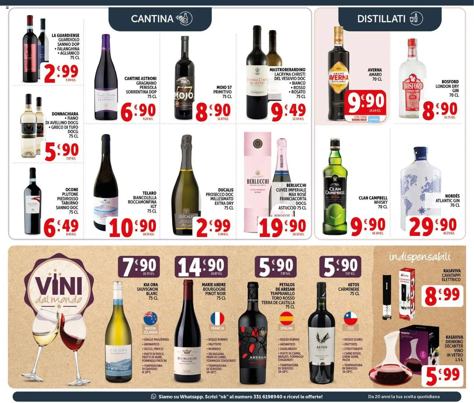 Volantino Decò del 09.04.2026 | Pagina: 17 | Prodotti: Gin, Whisky, Pasta, Amaro