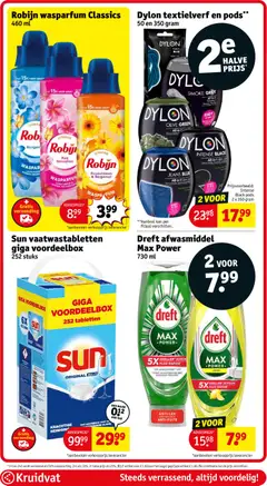 Kruidvat - Folder week 3 - Voorbeeld van een folder van Kruidvat, geldig van 13.01.2026 | Pagina: 87 | Producten: Robijn, Kan, Afwasmiddel, Geur