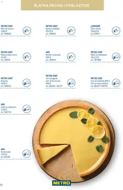 Metro Smart Chef - pregled Metro kataloga - važi od 28.11.2025 | Strana: 20 | Proizvode: Kolač, Brownie, Cheesecake, Knedle