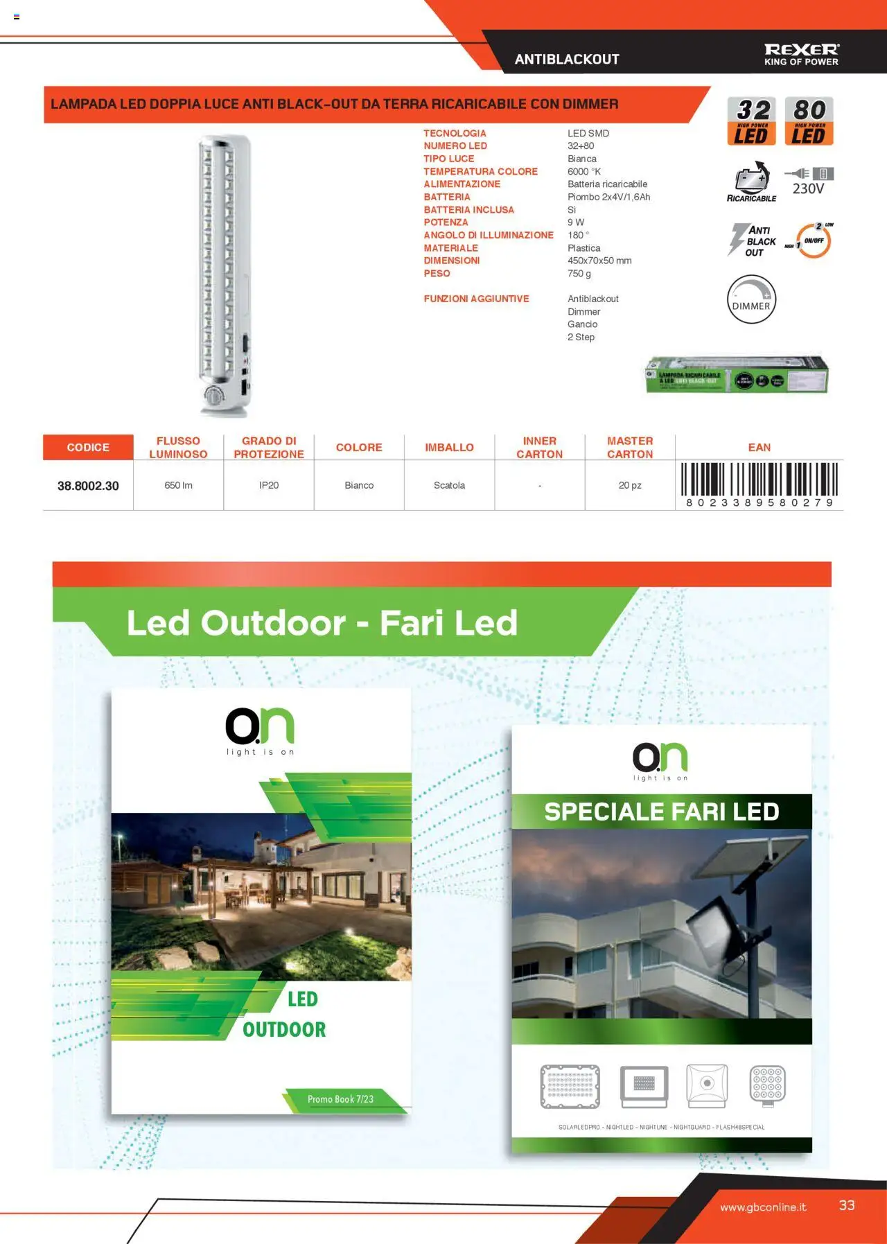 Volantino GBC del 31.05.2025 | Pagina: 33 | Prodotti: Scatola, Batteria, Lampada, Terra