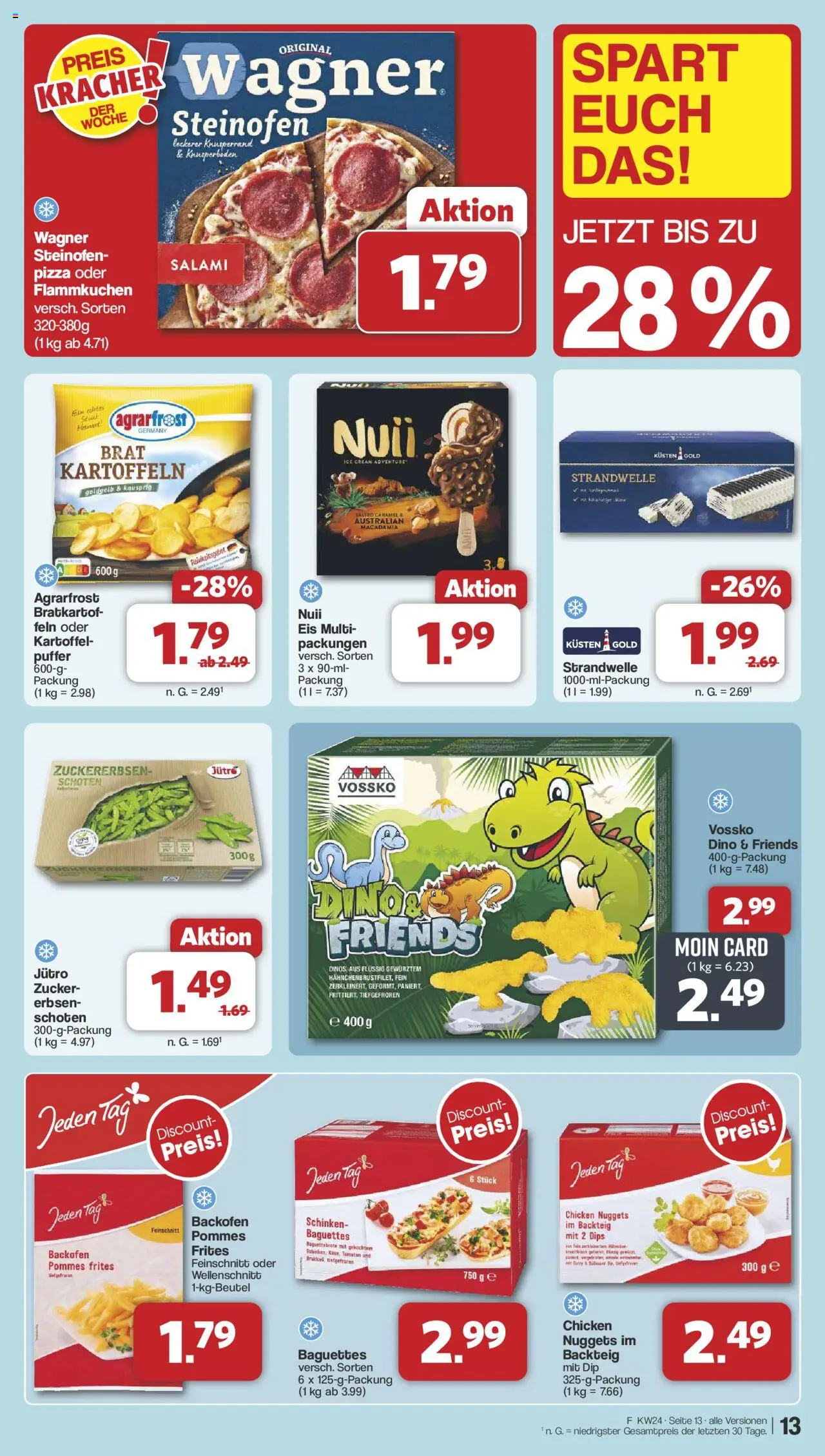 Famila Nordwest Prospekt 	 - gültig ab dem 10.06.2025 | Seite: 15 | Produkte: Pommes, Zucker, Schinken, Pizza